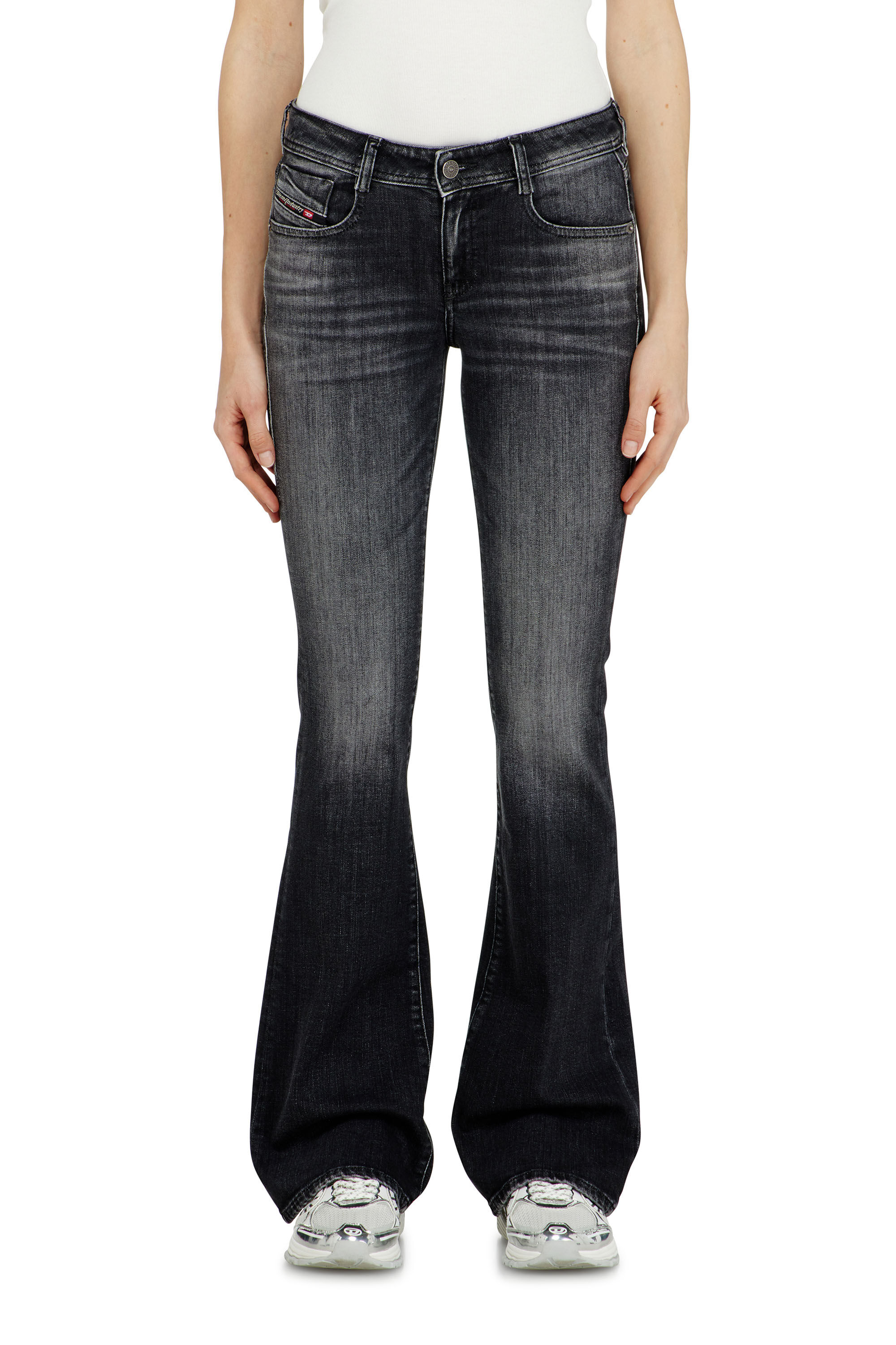 Diesel - Damen Bootcut Jeans 1969 D-Ebbey 09L98, Schwarz/Dunkelgrau - 4