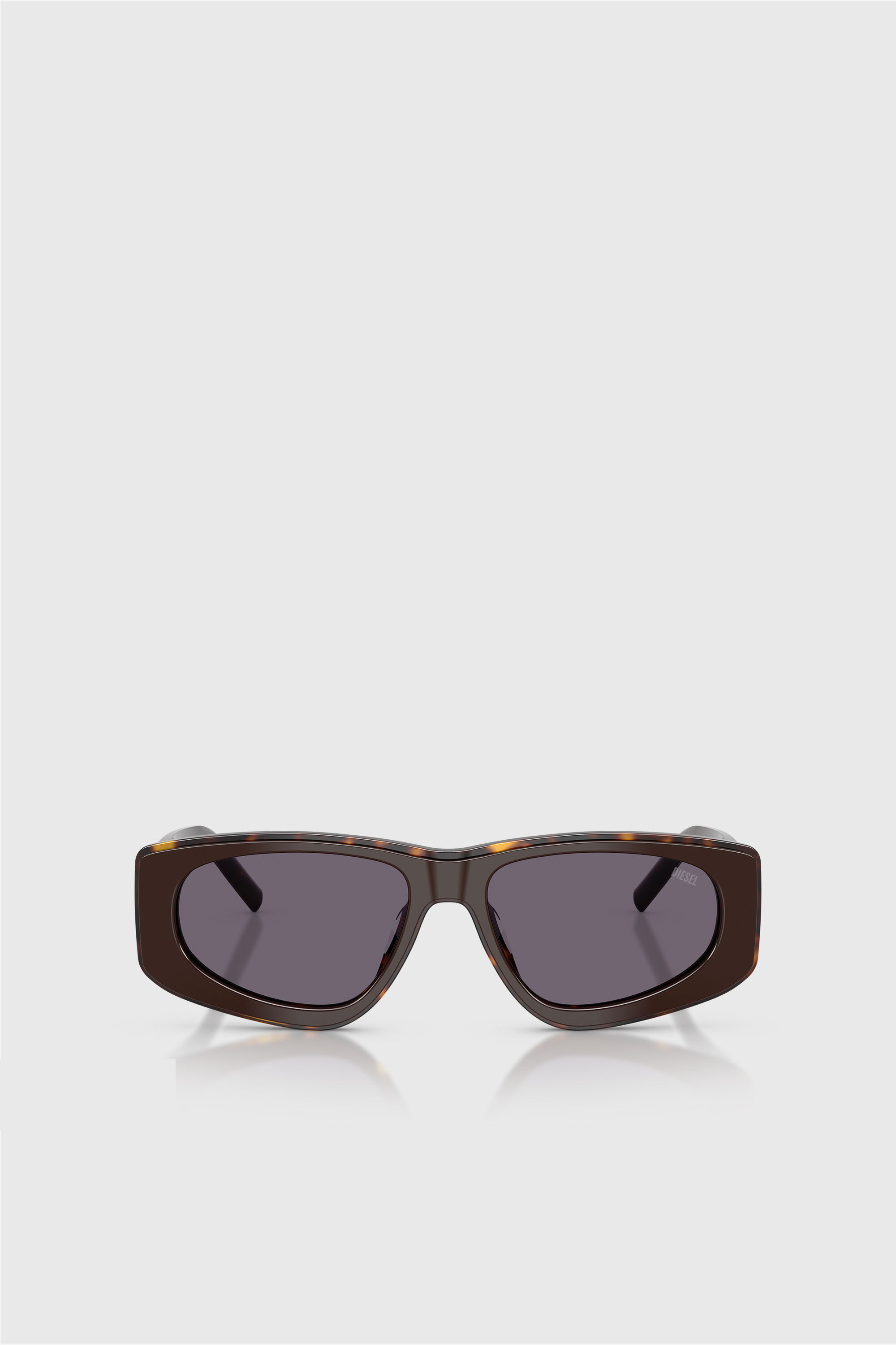 Diesel - 0DL2021U, Unisex Geometrische Sonnenbrille in Braun/Violett - 1