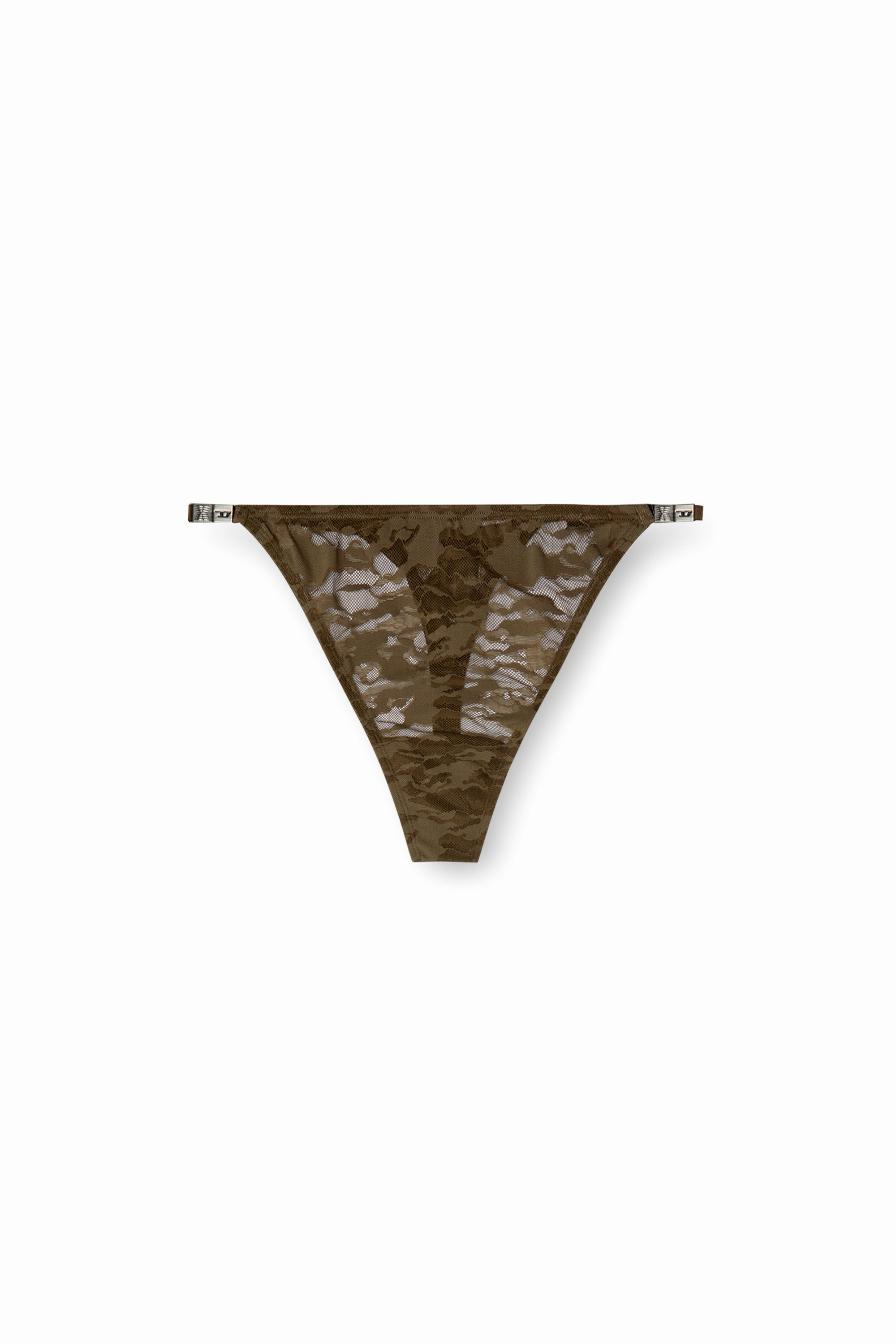 Diesel - C-CAMO-LACE-STRING-THONG, Damen String aus Camouflage-Spitze in Braun - 2