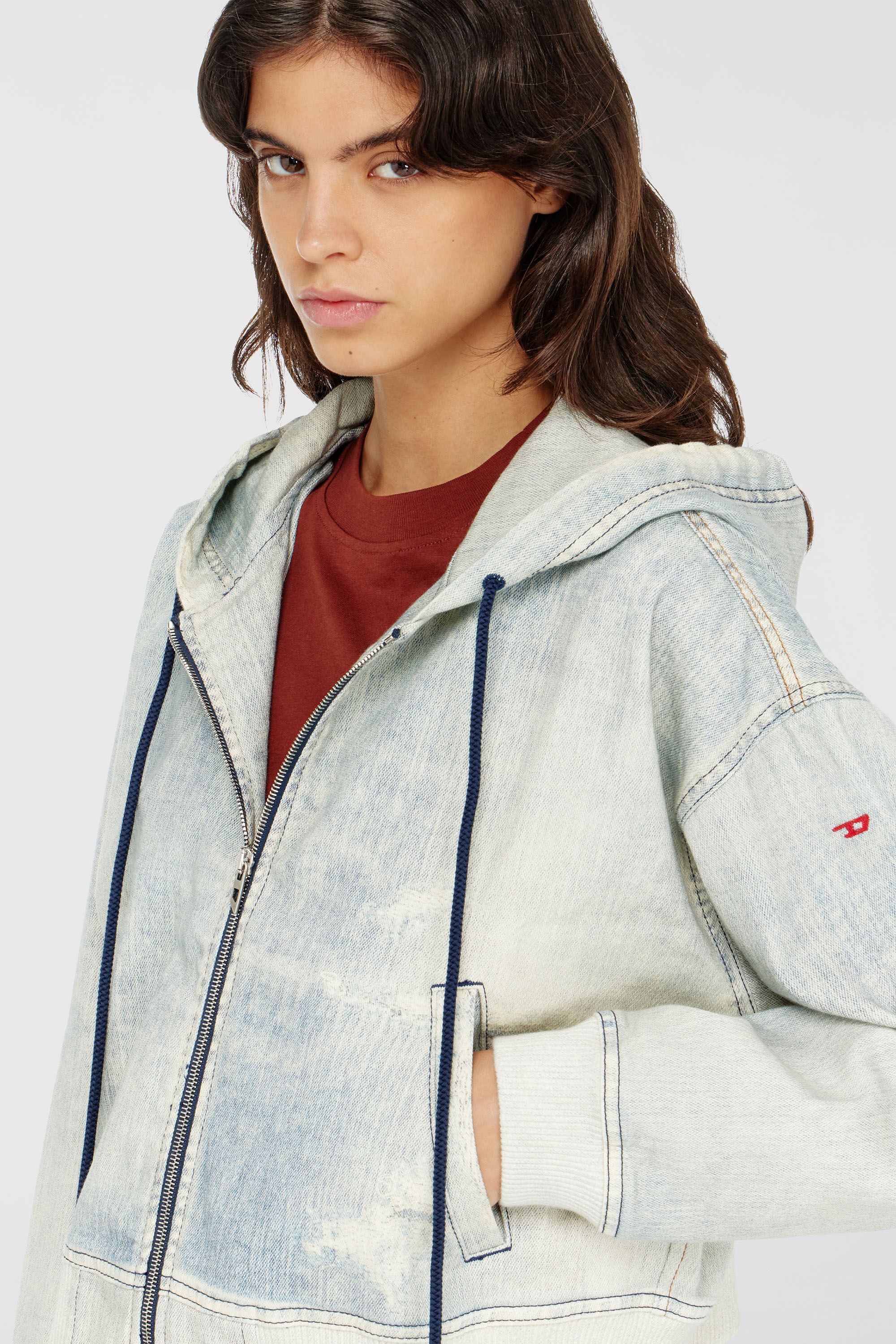 DE-GIRI-CROP JOGG, Hellblau