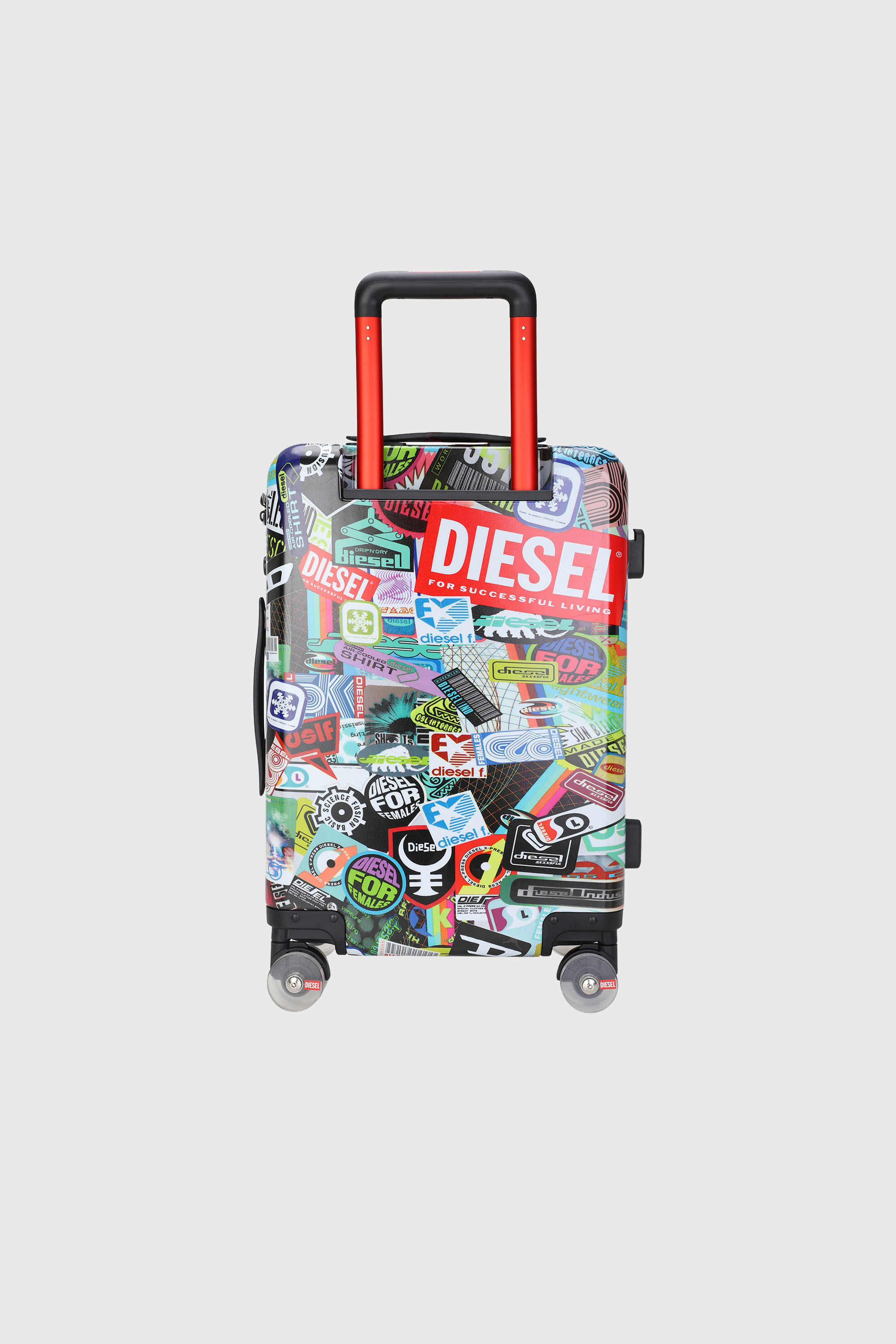 Diesel - DIESEL PC PRINTED TROLLEY-STICKERS- DSL0, Unisex's Sticker style suitcase size S in Multicolor - 3