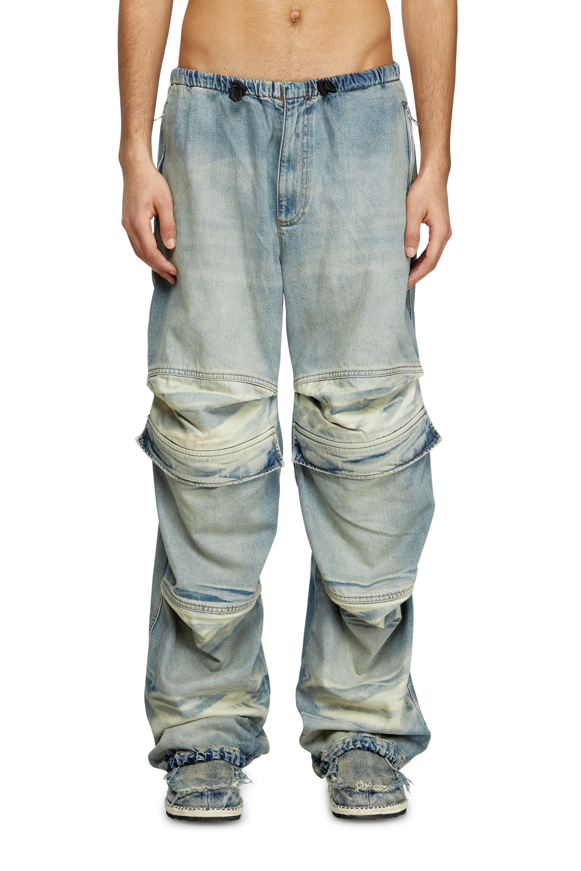 Diesel - Unisex Relaxed Jeans D-Dayetz 0ABDF, Hellblau - 3