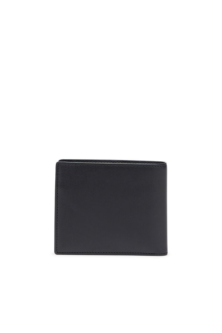 Diesel - BI FOLD COIN S, Herren Zweifach faltbare Geldbörse aus Leder mit Münzfach in Schwarz - 3