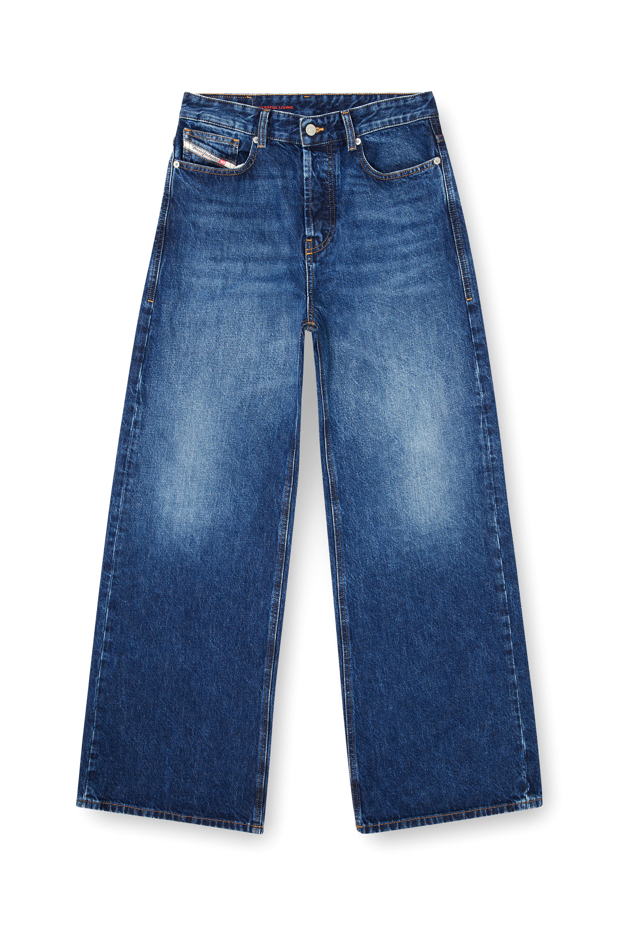 Diesel - Damen Relaxed Jeans 1996 D-Sire 09I27, Dunkelblau - 2