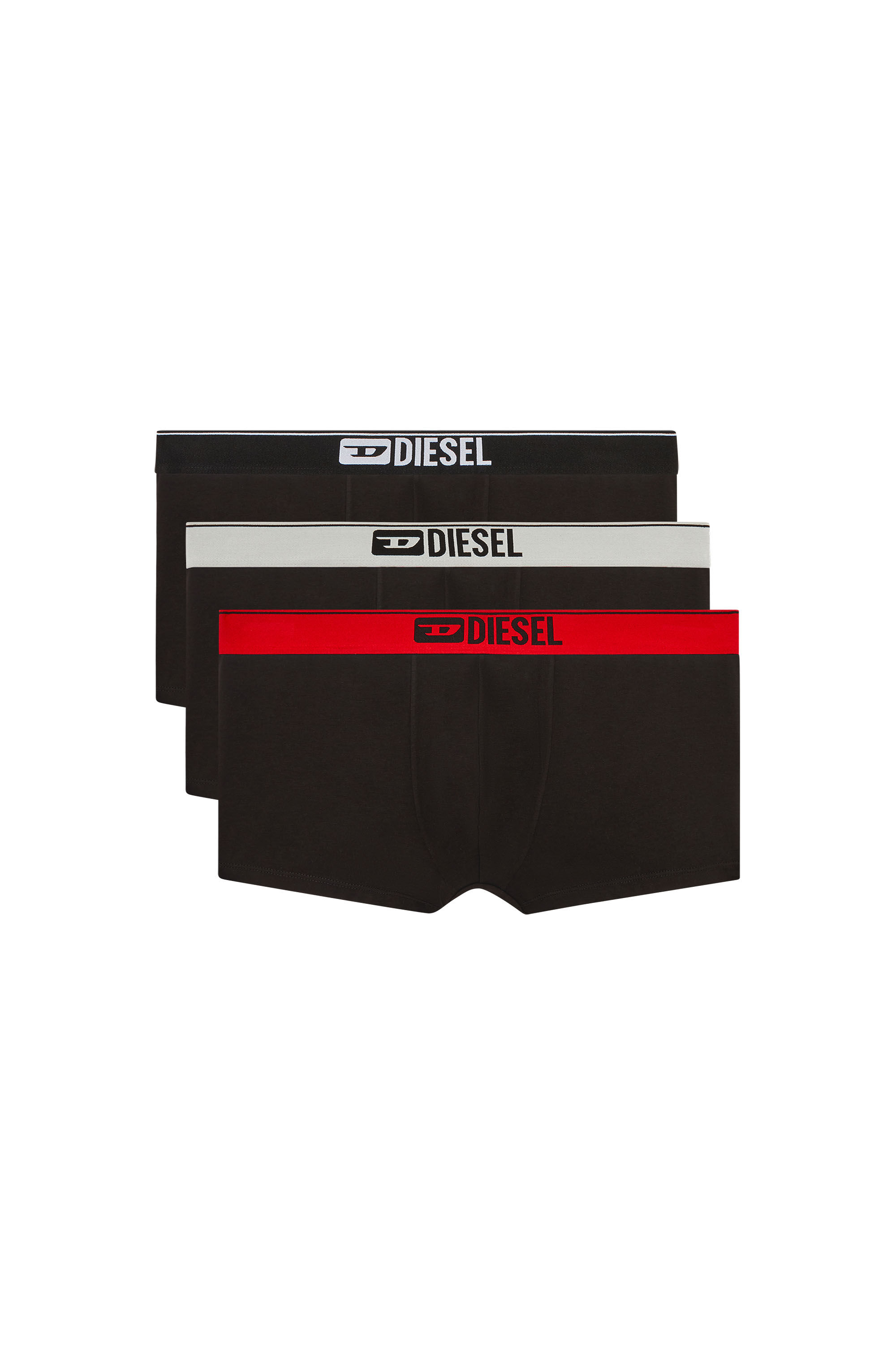 Diesel - UMBX-DAMIENTHREEPACK, Herren Einfarbige Retropants im Dreierpack in Bunt/Schwarz - 2