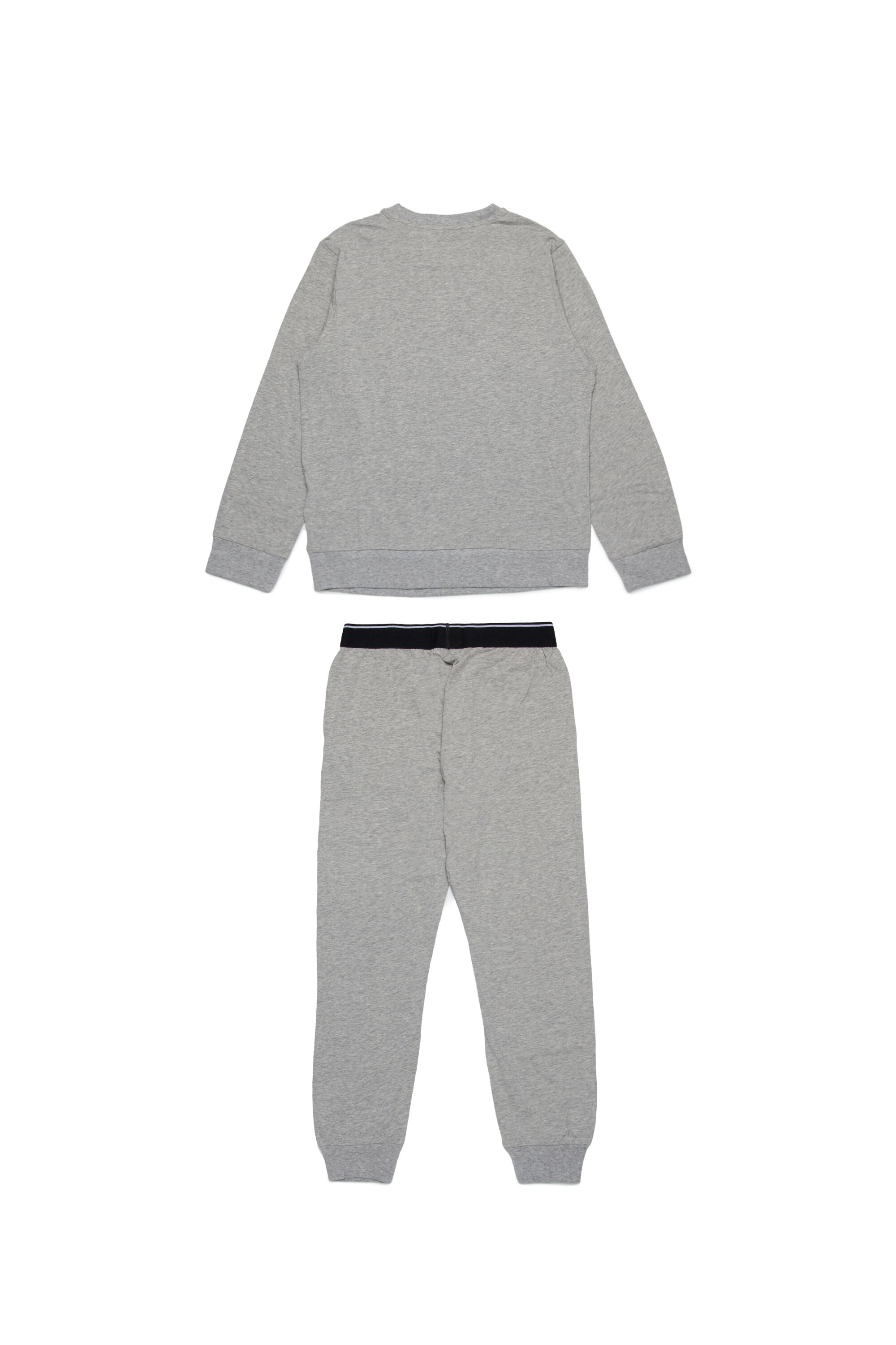 Diesel - UNPELIO, Man Pyjama set with logo in Grey - Image 2