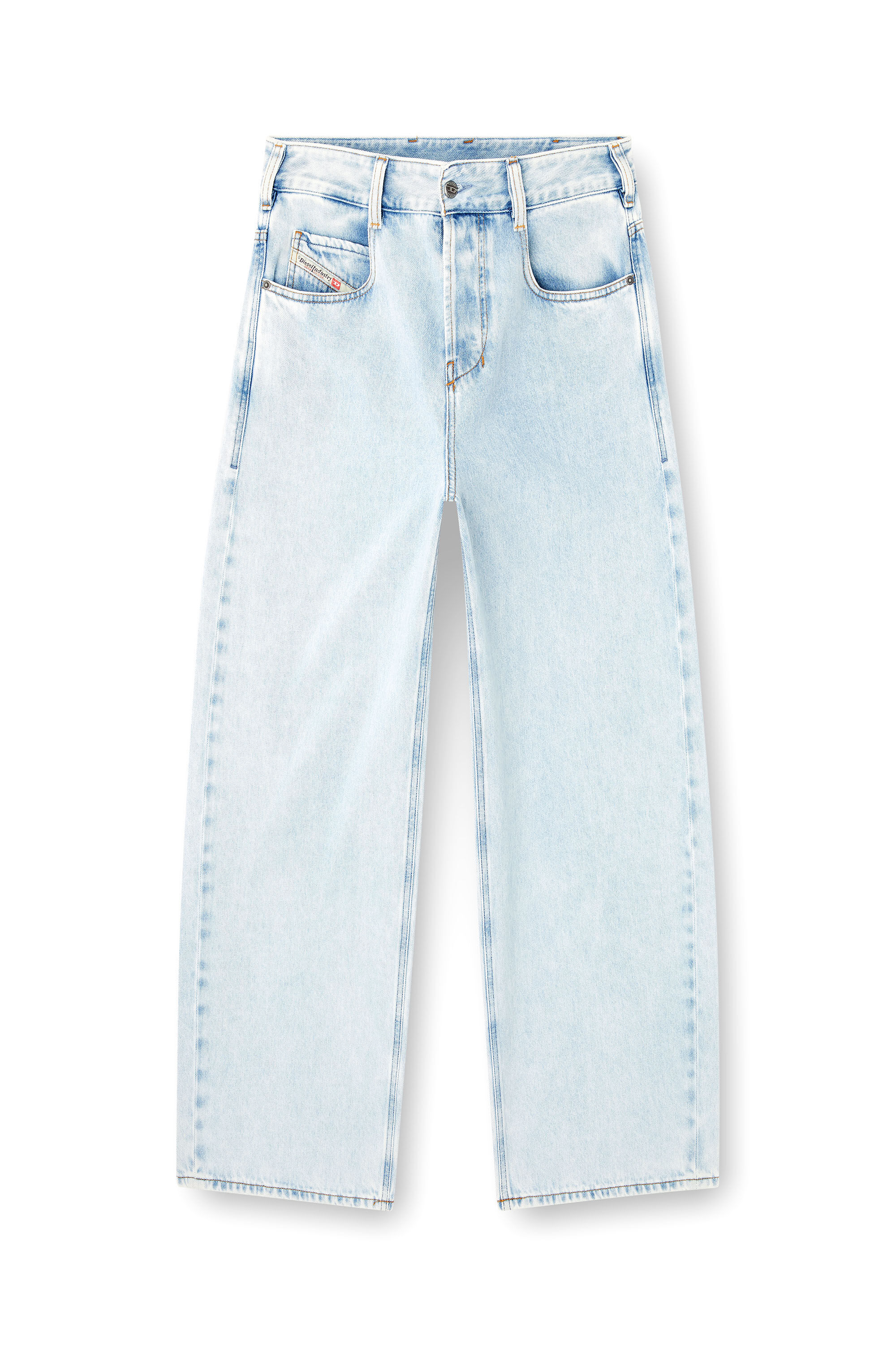 Diesel - Unisex Relaxed Jeans 1997 D-Enim 09M74, Hellblau - 2