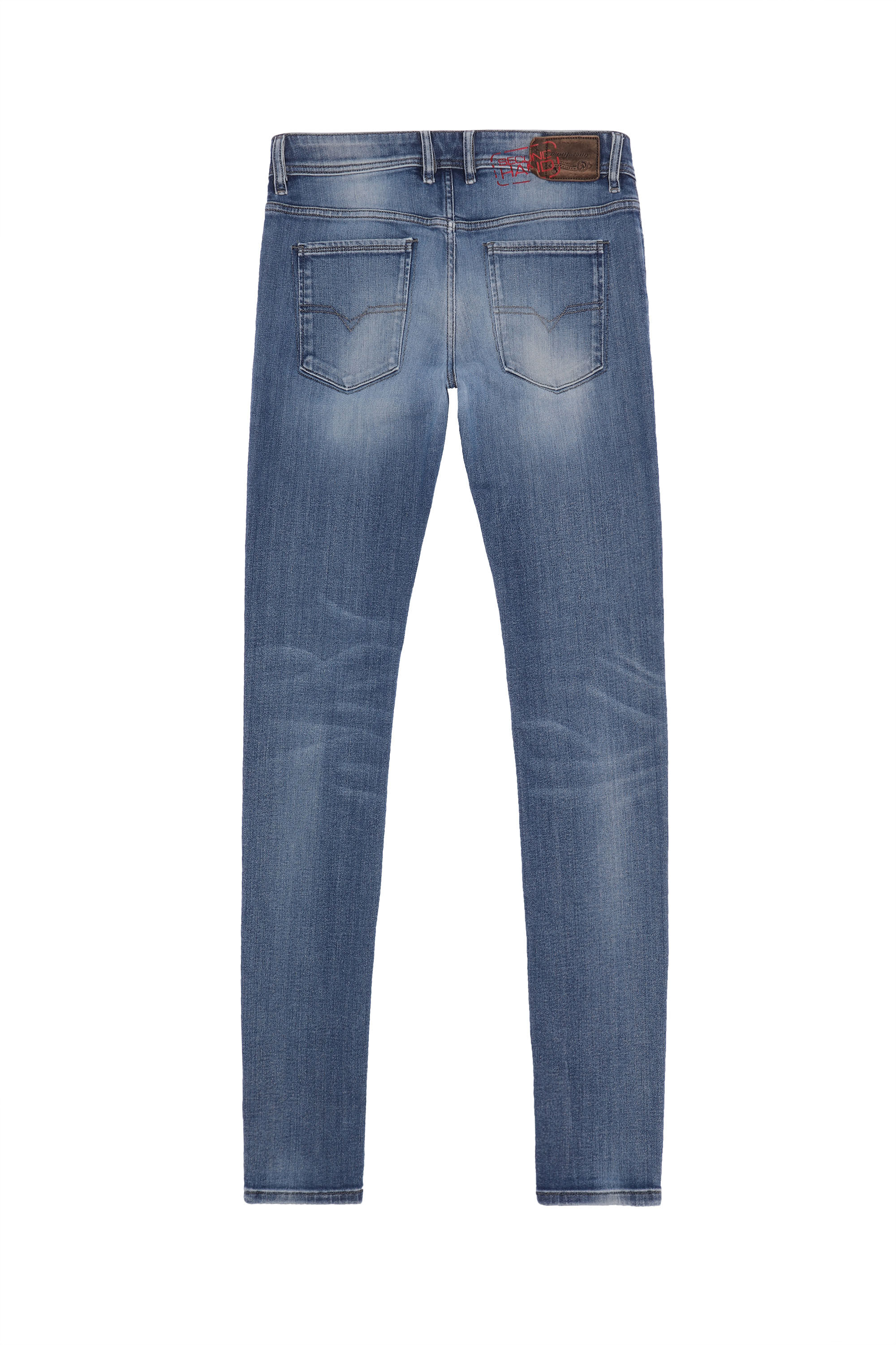 Diesel - SLEENKER, Herren Diesel Herren - Jeans Mittelblau in Mittelblau - 2