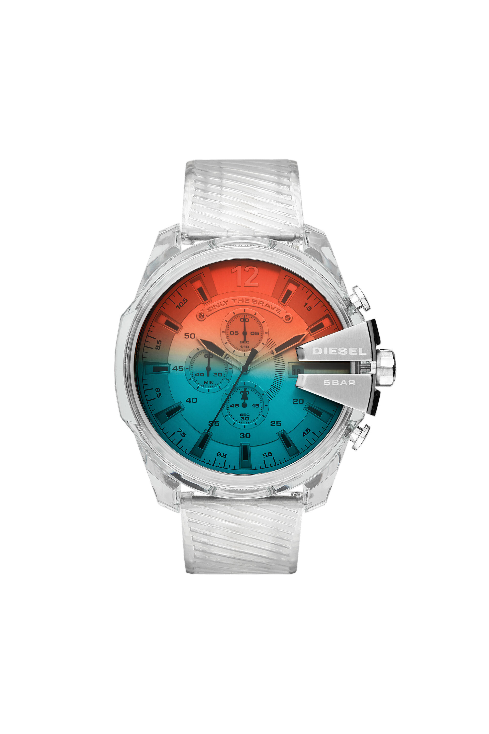 DZ4515 Man Mega Chief chronograph white watch Diesel