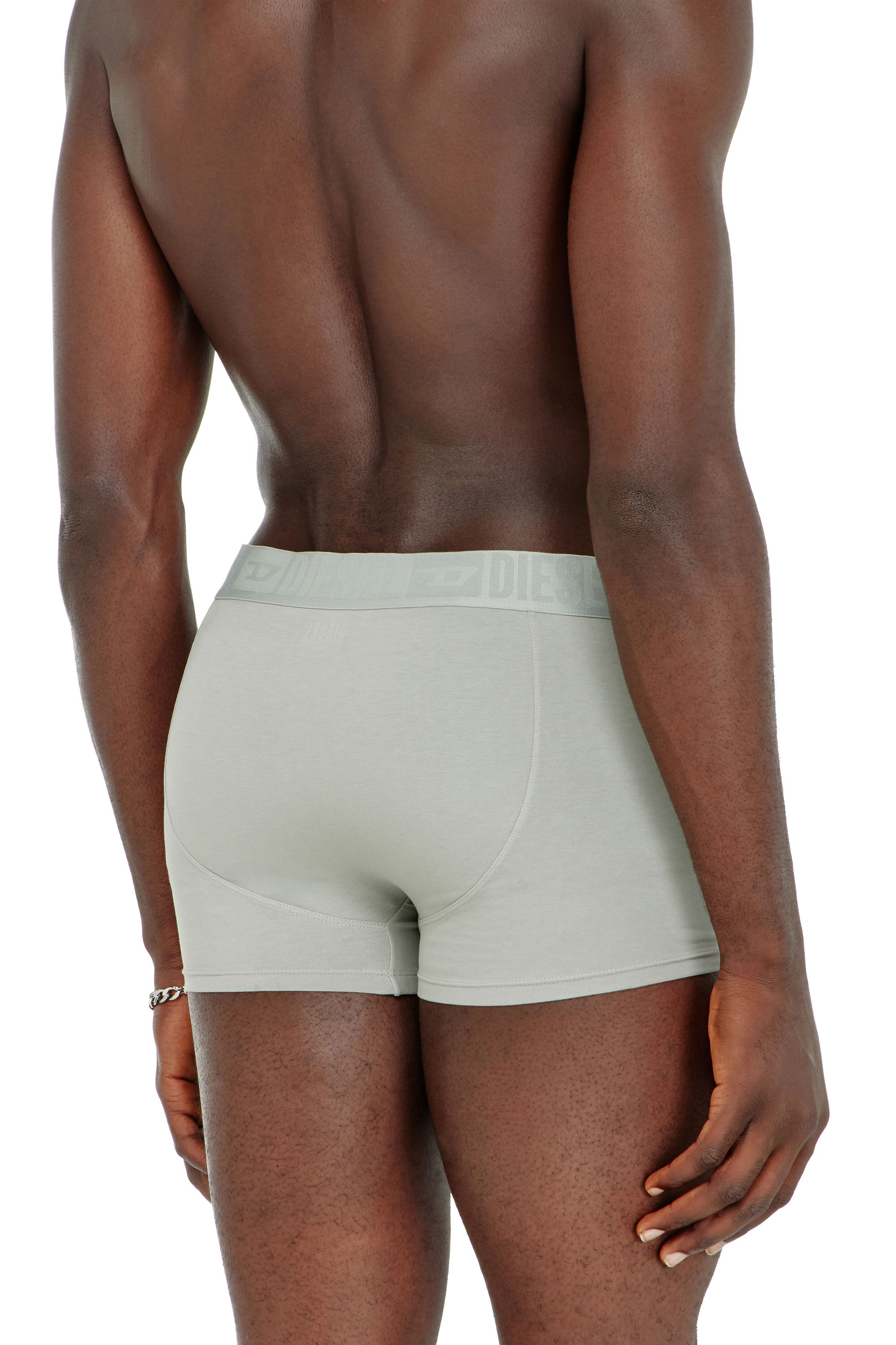 Diesel - MIKE-D-CORE-3PACK, Herren Boxershorts aus Baumwollstretch mit tonalem Bund im Dreierpack in null - 3