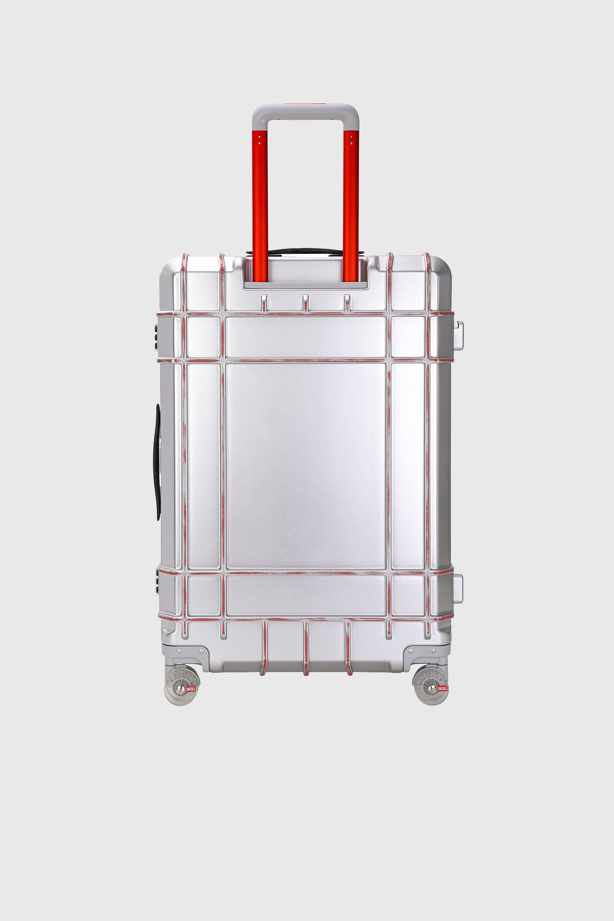 Diesel - DIESEL PC STRONG IMAGE TROLLEY- DSL003, Unisex Robuster Koffer Gr&ouml;&szlig;e L in Silber - 2