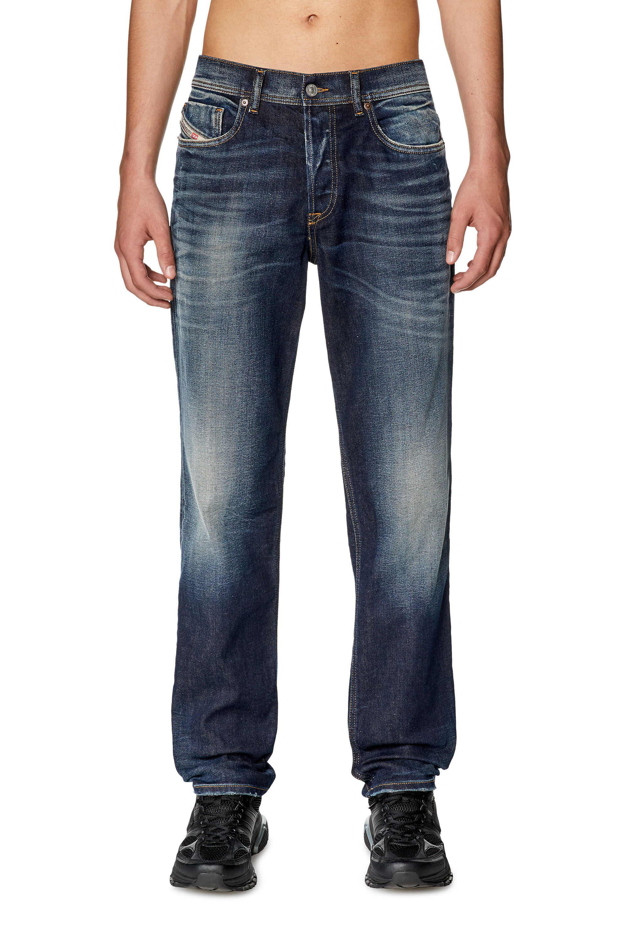 Diesel - Tapered Jeans 2023 D-Finitive 09G27, Dunkelblau - Image 3