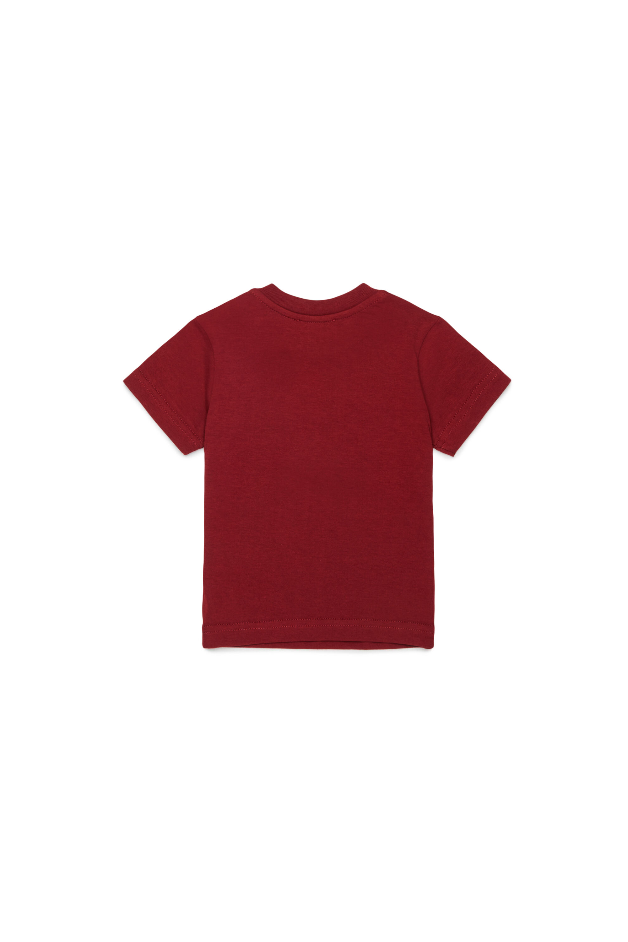 Diesel - TIELB, Man's Cotton T-shirt with Oval D print in Red - 2