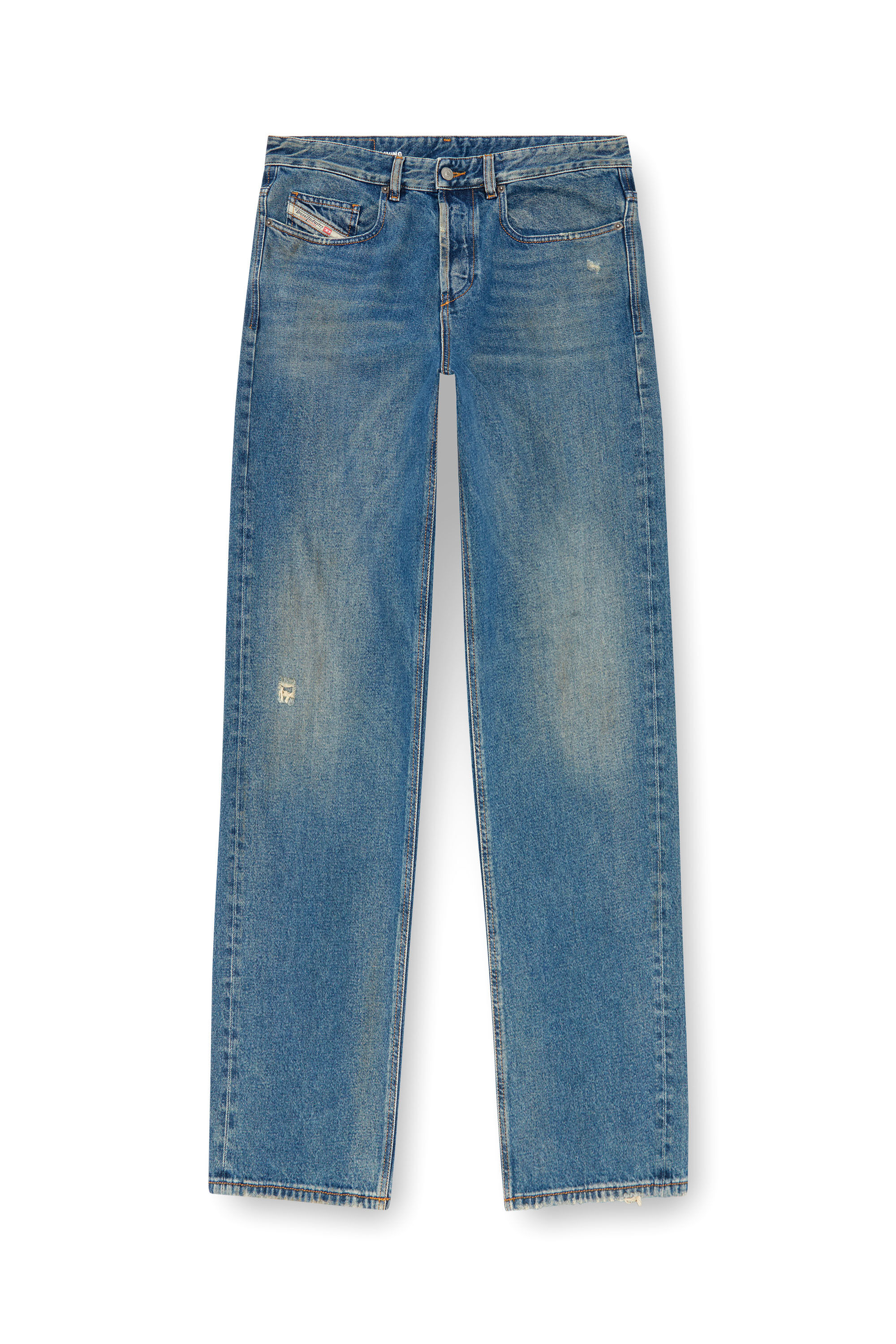 Diesel - Herren Relaxed Jeans 2001 D-Macro 09J79, Mittelblau - 2
