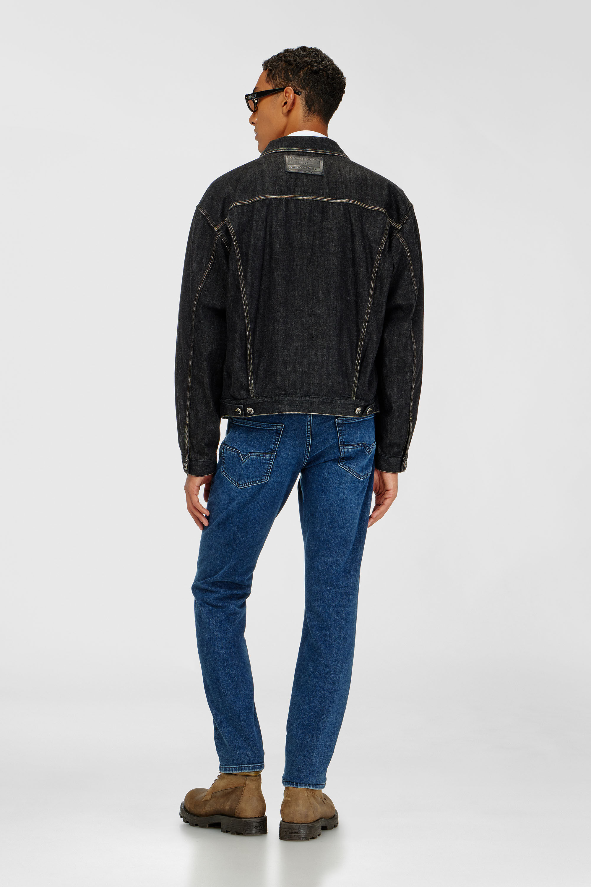 Diesel - Herren Regular Jeans 1986 Larkee-Beex 0BEDA, Dunkelblau - 3