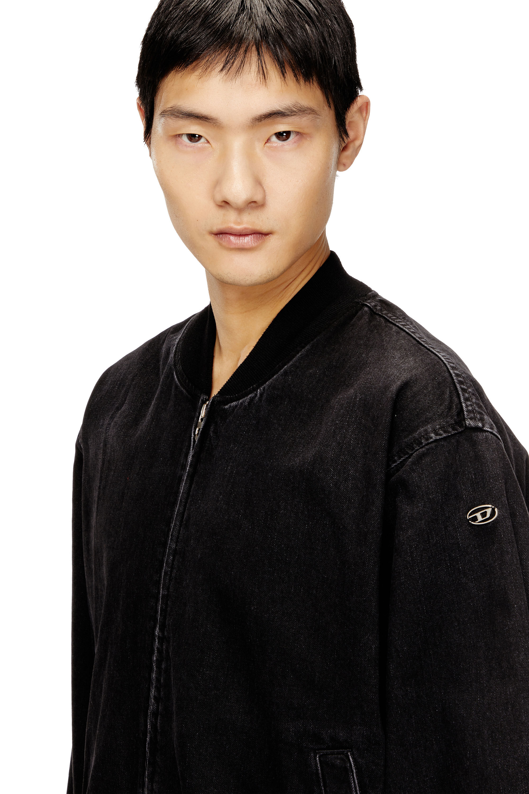 Diesel - D-GUZ, Unisex Bomberjacke aus Denim in null - 5