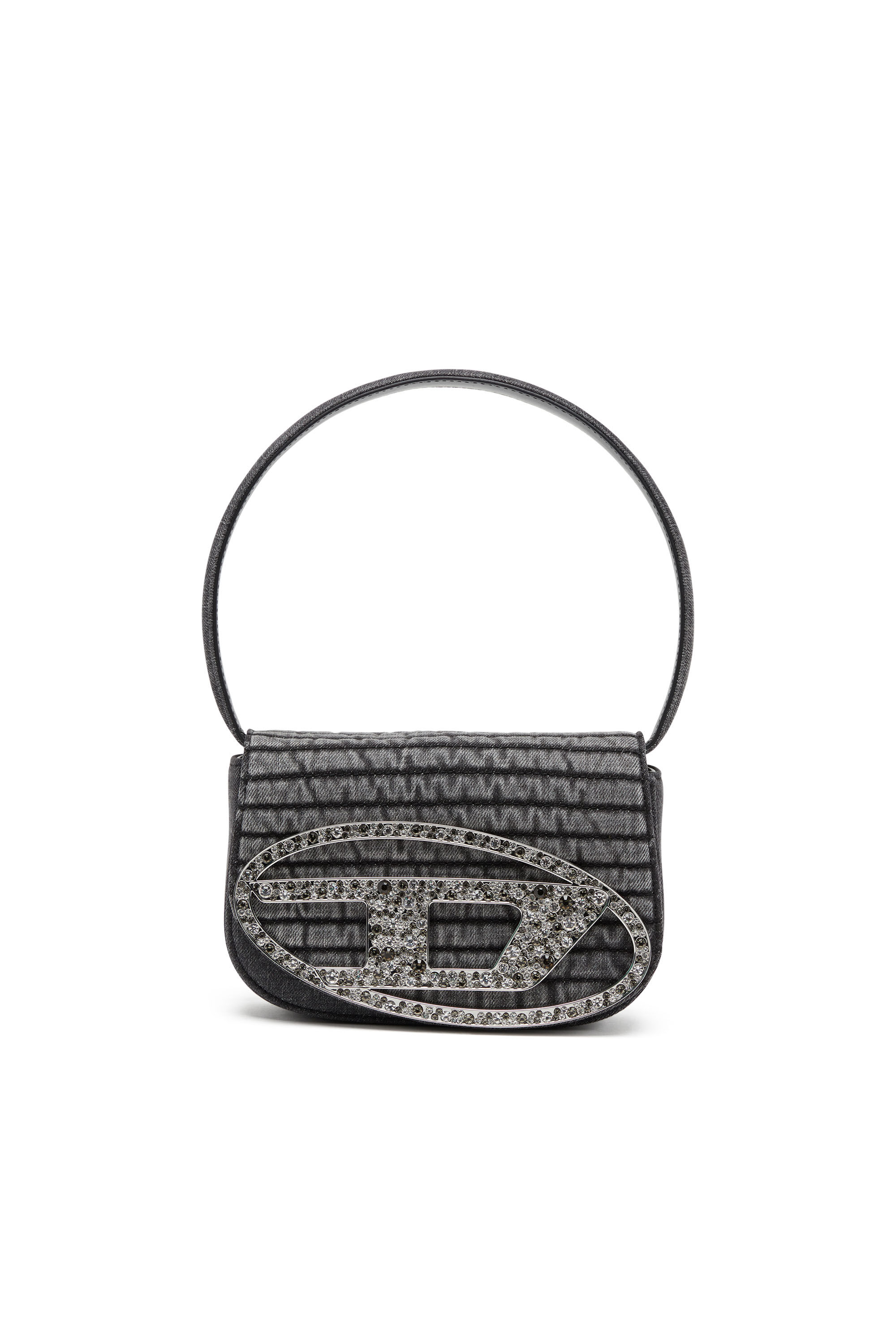 Women's 1DR Shoulder Bag - Iconic shoulder bag in padded denim