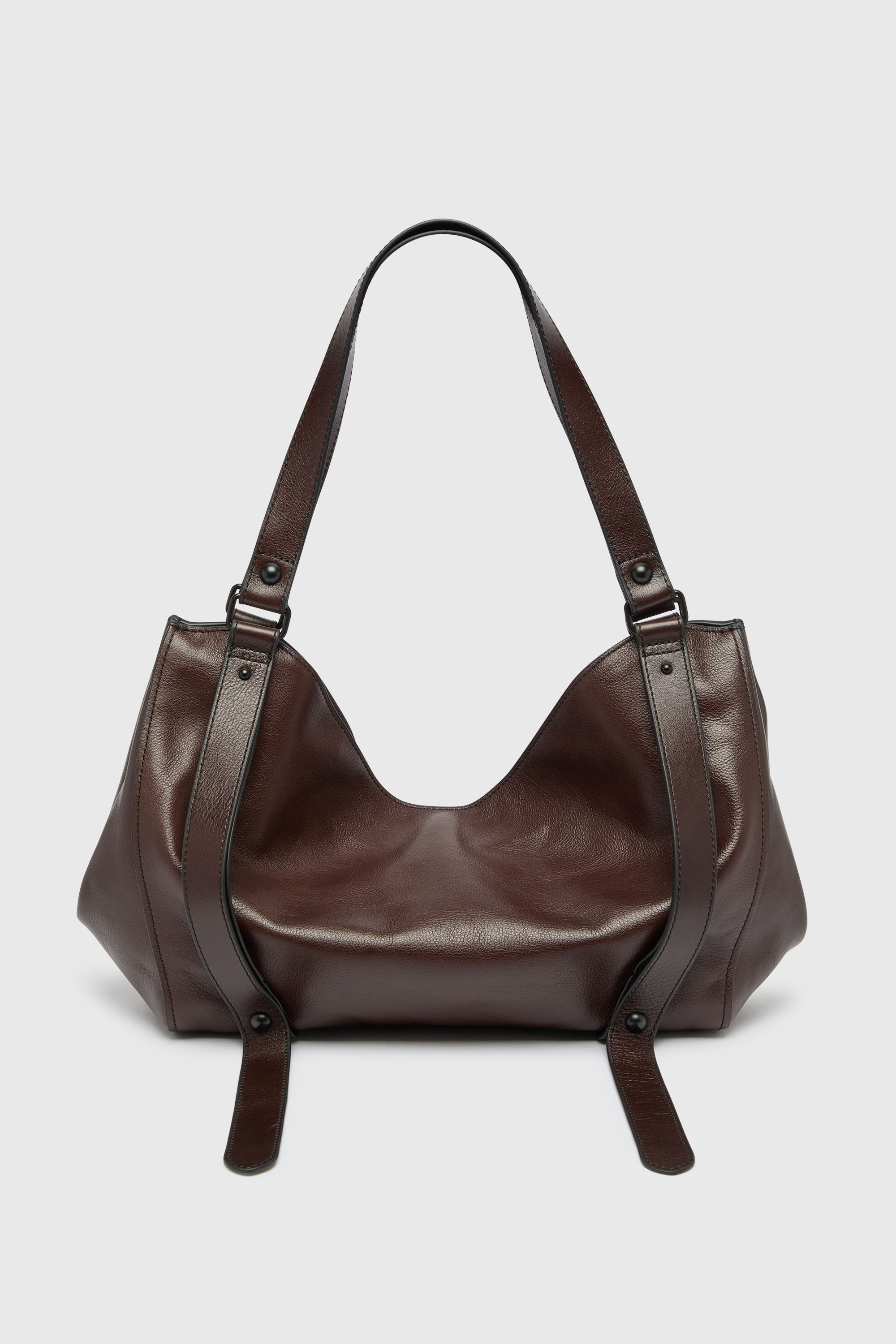 Diesel - D-ONE TOPHANDLE M, Unisex D-One &ndash; Mittelgro&szlig;e Henkeltasche aus Leder in Dunkelbraun - 3