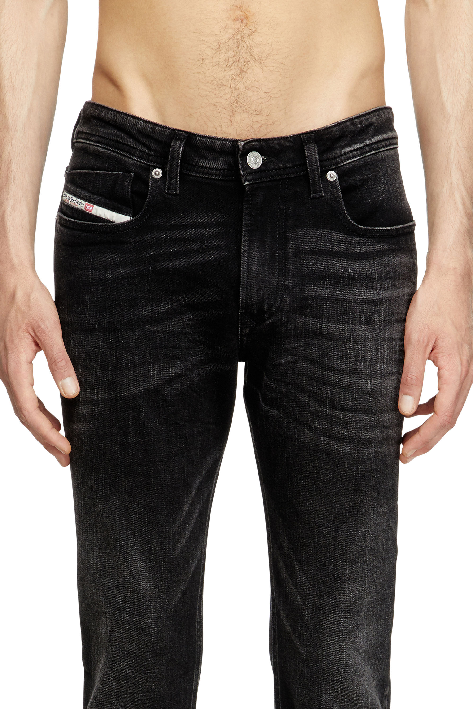 Diesel - Herren Skinny Jeans 1979 Sleenker 0GRDA, Schwarz/Dunkelgrau - 5