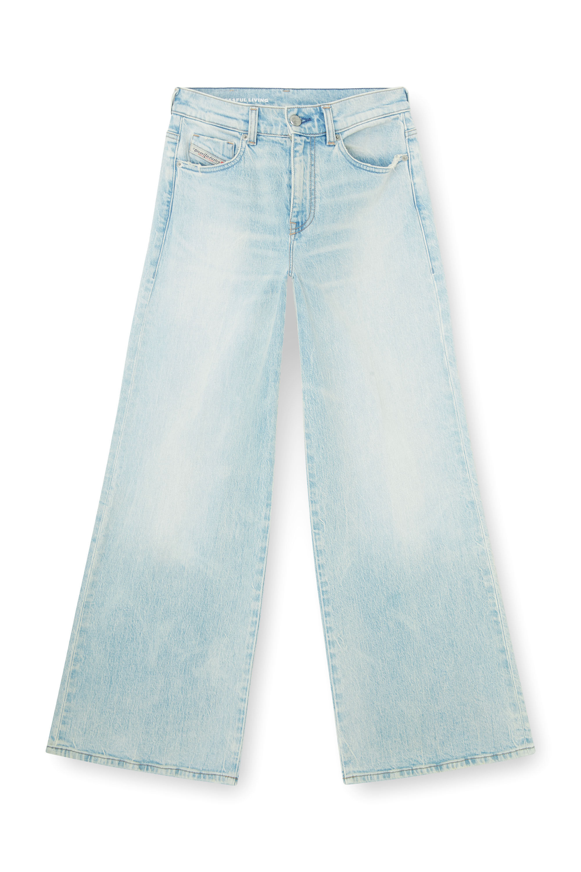 Diesel - Damen Flare Jeans 1978 D-Akemi 0KBBX, Hellblau - 6