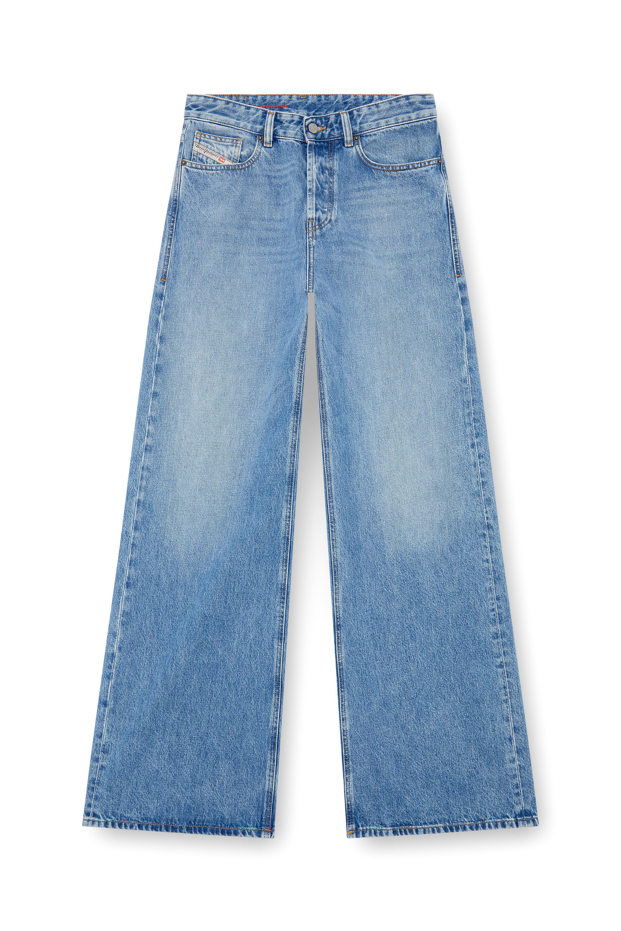 Diesel - Unisex's Relaxed Jeans 1996 D-Sire 09I29, Light Blue - 2