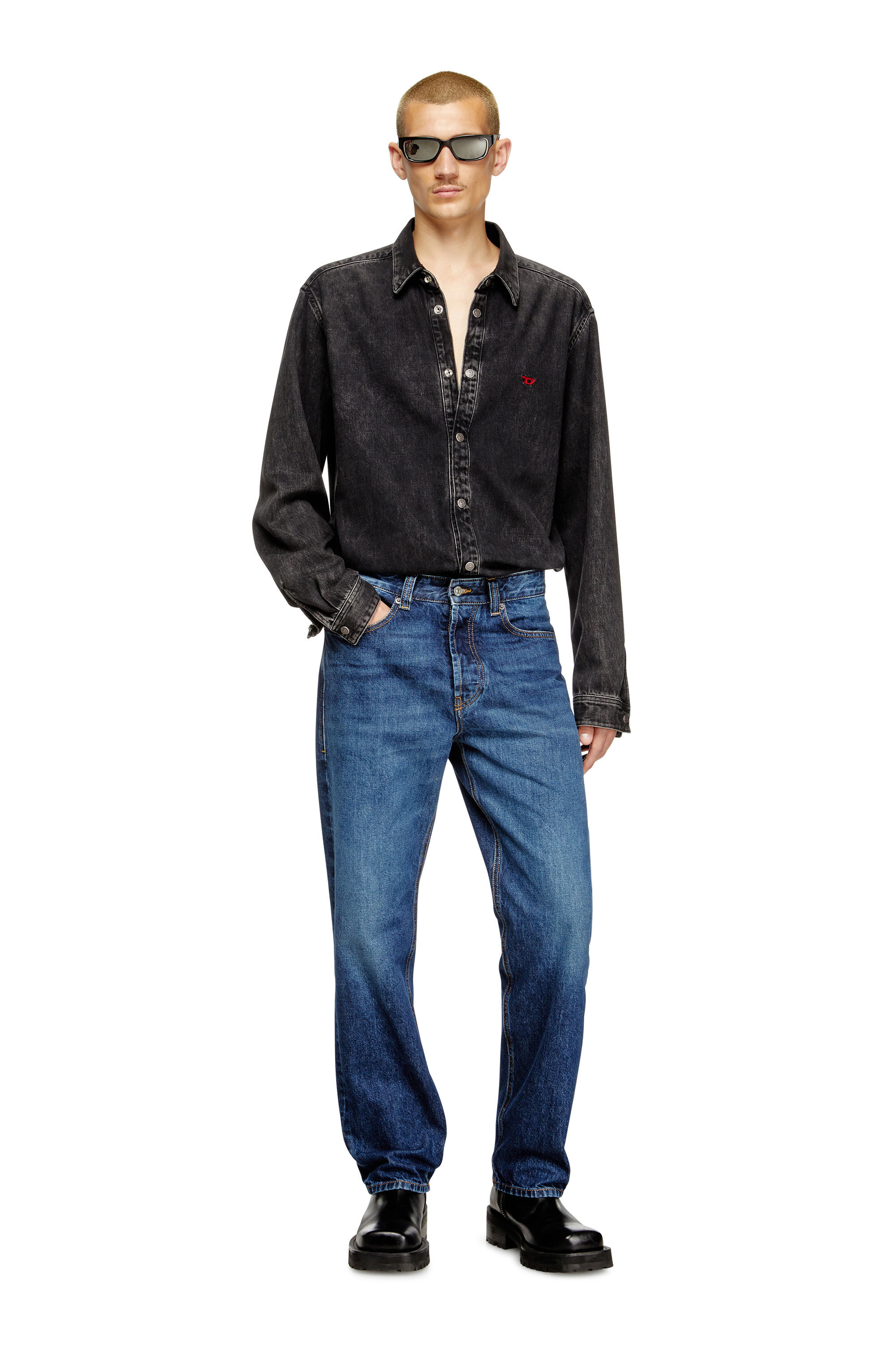 Diesel - Herren Regular Jeans 2024 D-Macs 09I27, Mittelblau - 1