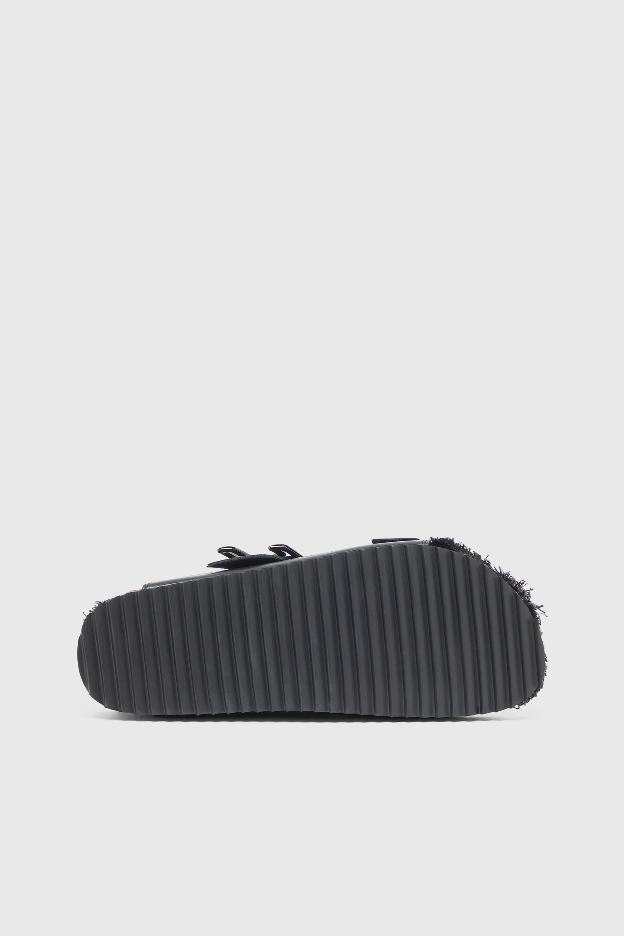 Diesel - D-WOODSTOCK D SANDAL, Herren D-Woodstock - Lederriemen mit Korkfu&szlig;bett in Schwarz - 5