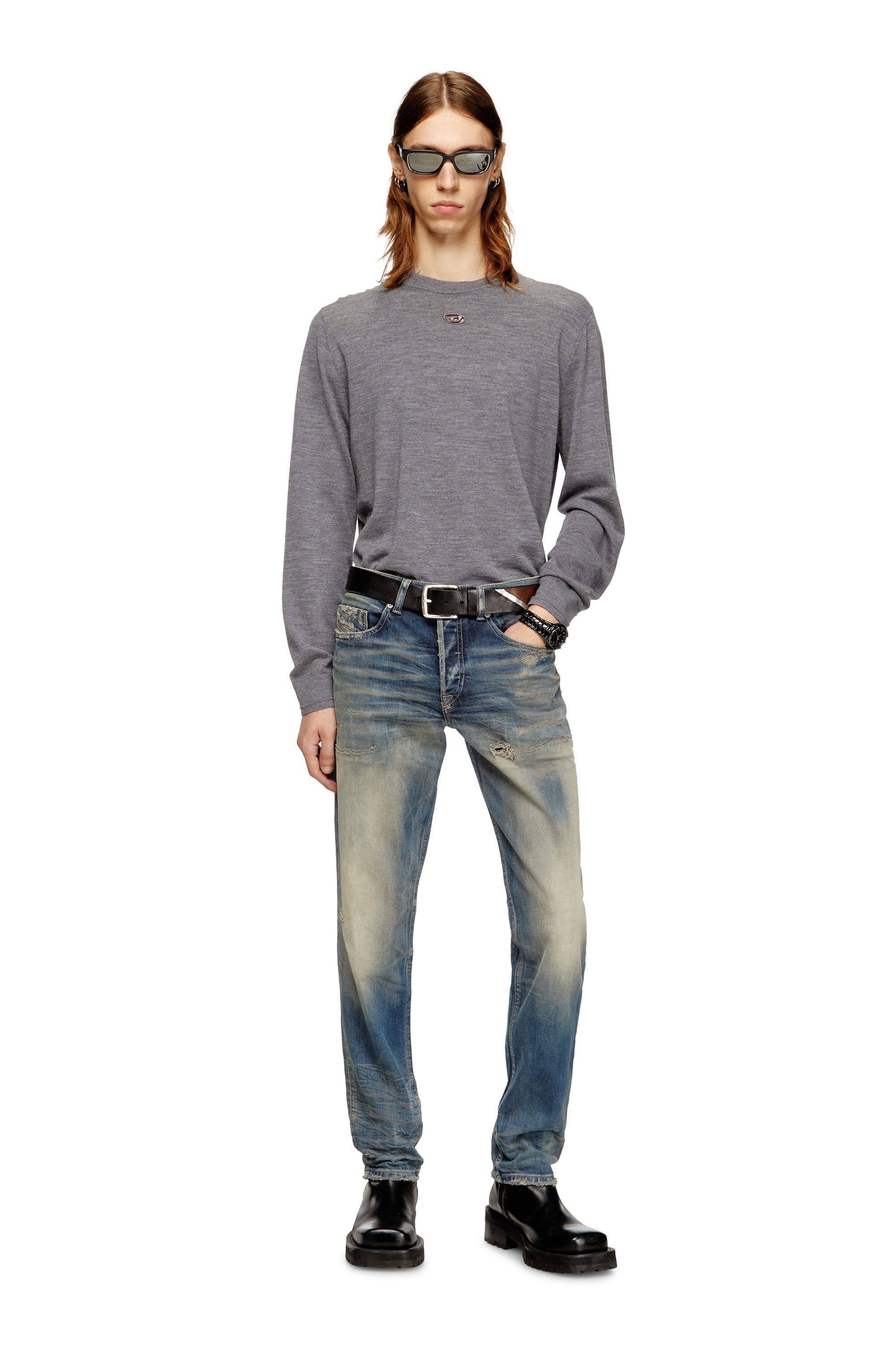 Diesel - Herren Regular Jeans 2023 D-Finitive 09M18, Mittelblau - 1