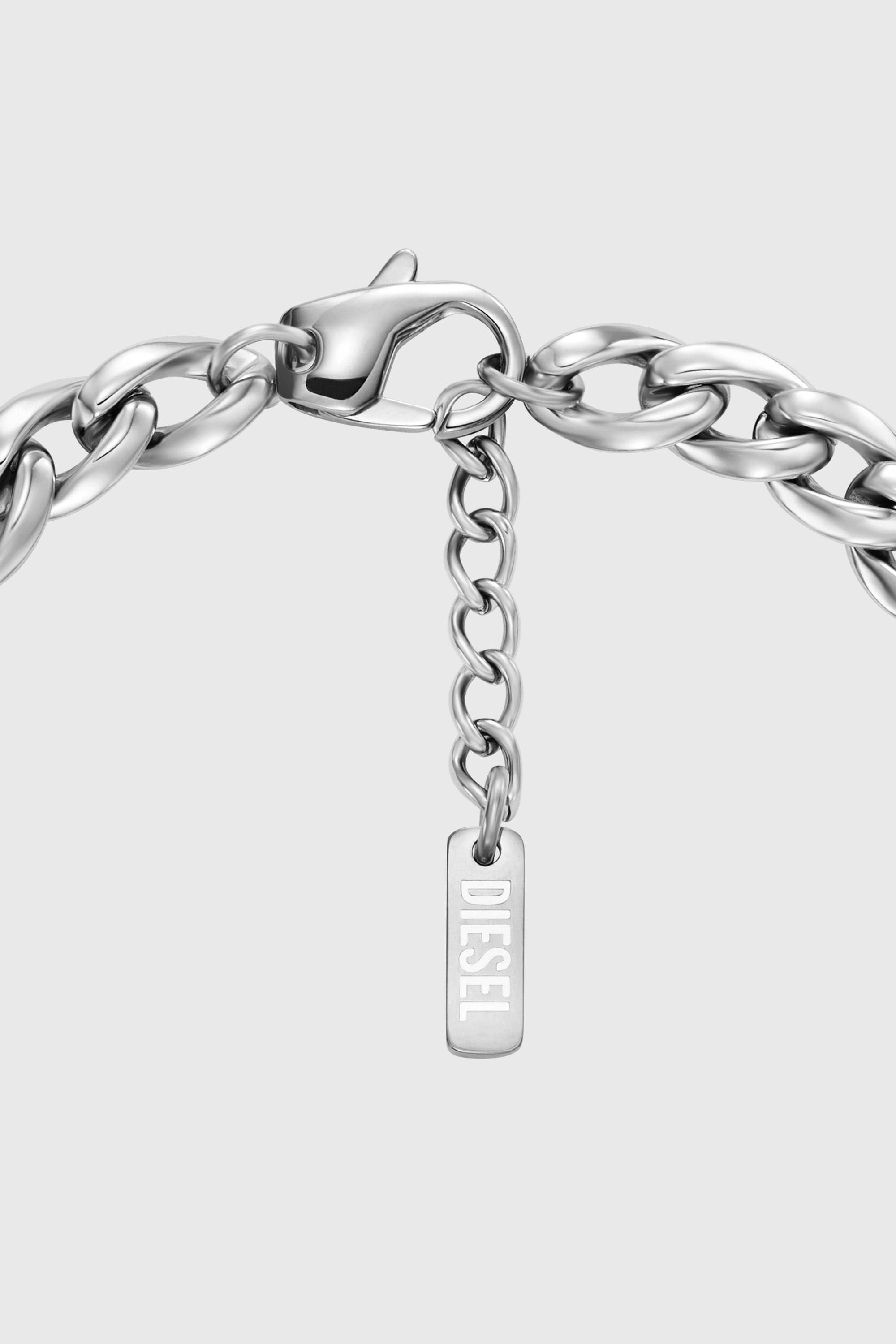 Diesel - DX1721040, Unisex Kettenarmband aus Edelstahl in Silber - 2