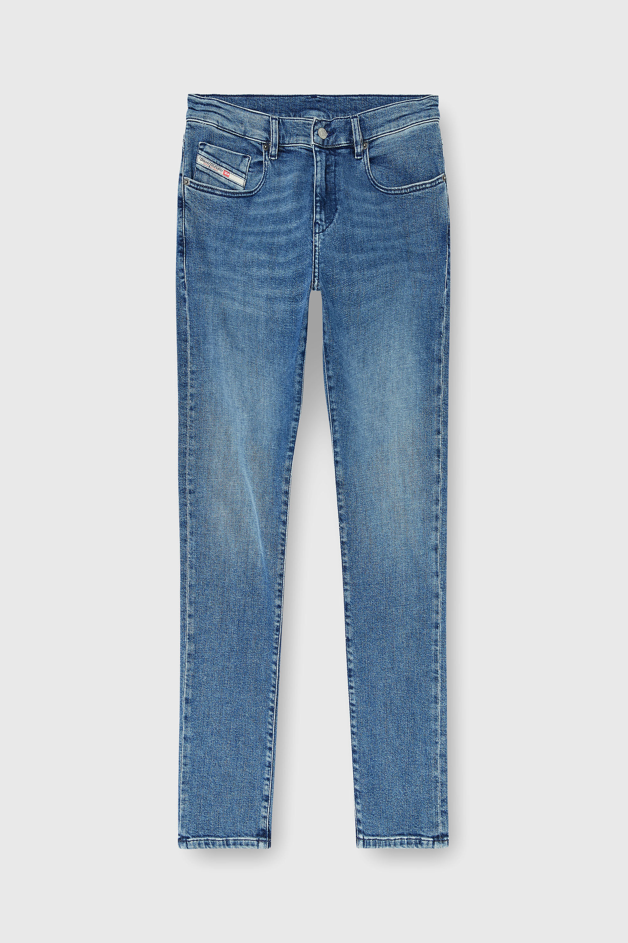 Diesel - Herren Slim Jeans 2019 D-Strukt 0HDBK, Mittelblau - 6