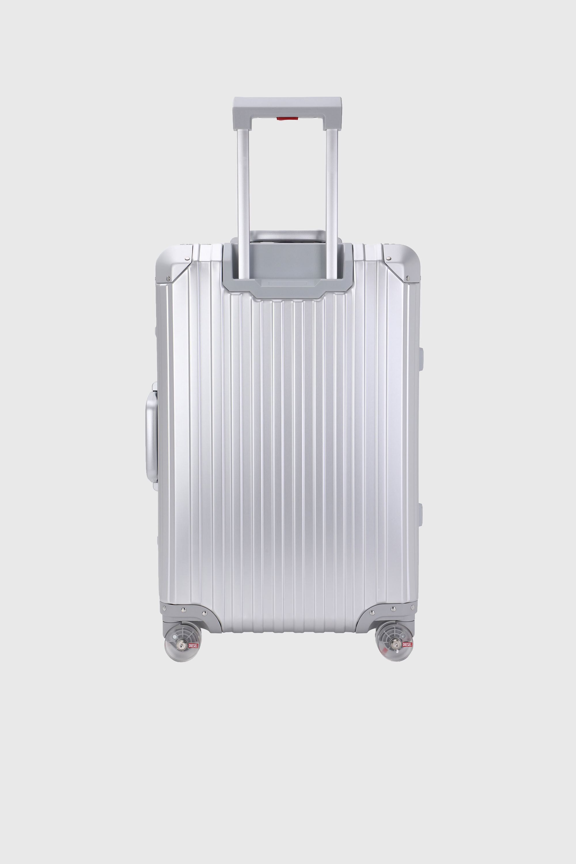 Diesel - DIESEL ALUMINUM TROLLEY- DSL002, Unisex Koffer aus Aluminium Gr&ouml;&szlig;e M in Silber - 2