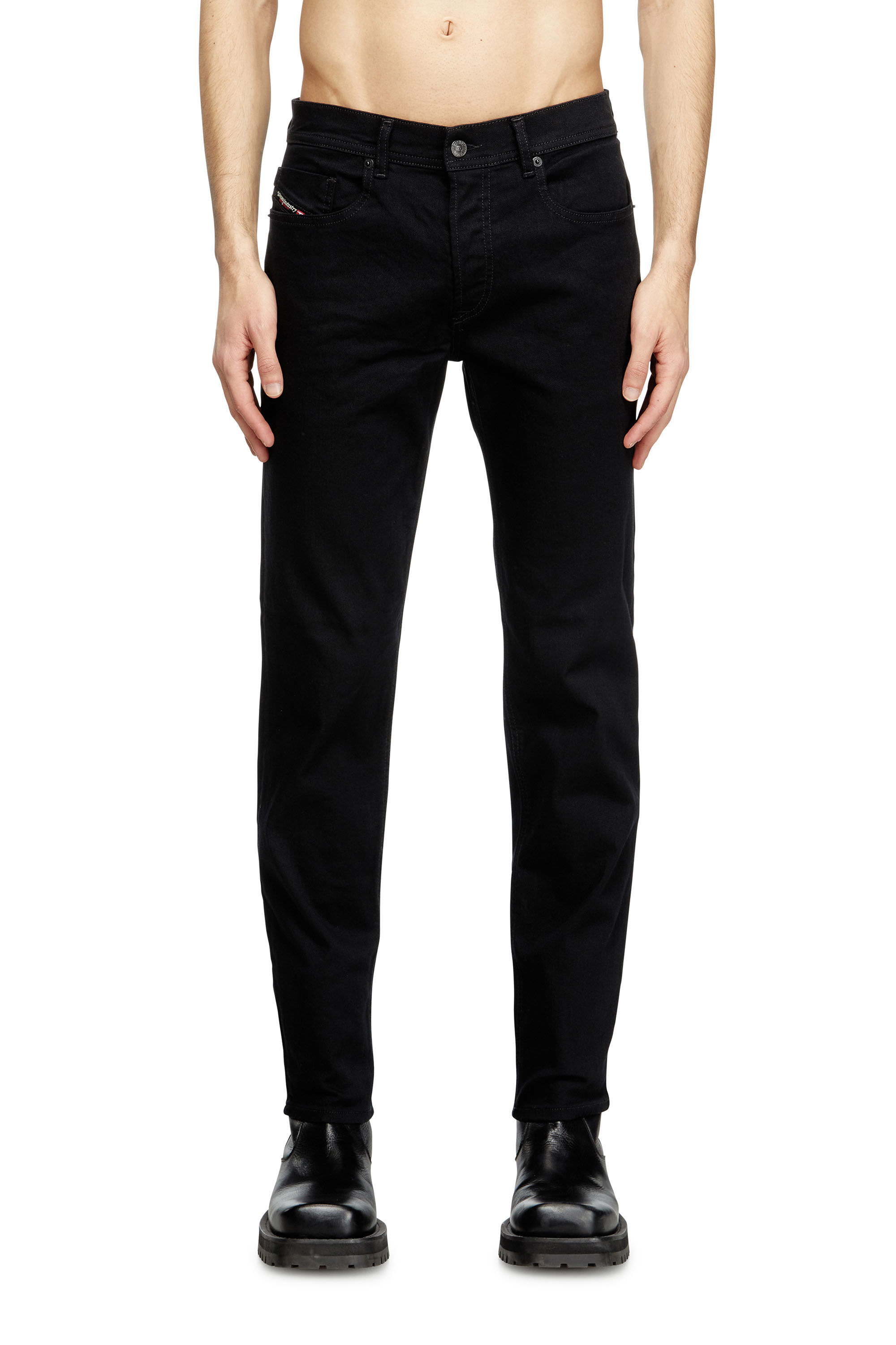 Diesel - Herren Regular Jeans 2023 D-Finitive 069YP, Schwarz/Dunkelgrau - 3