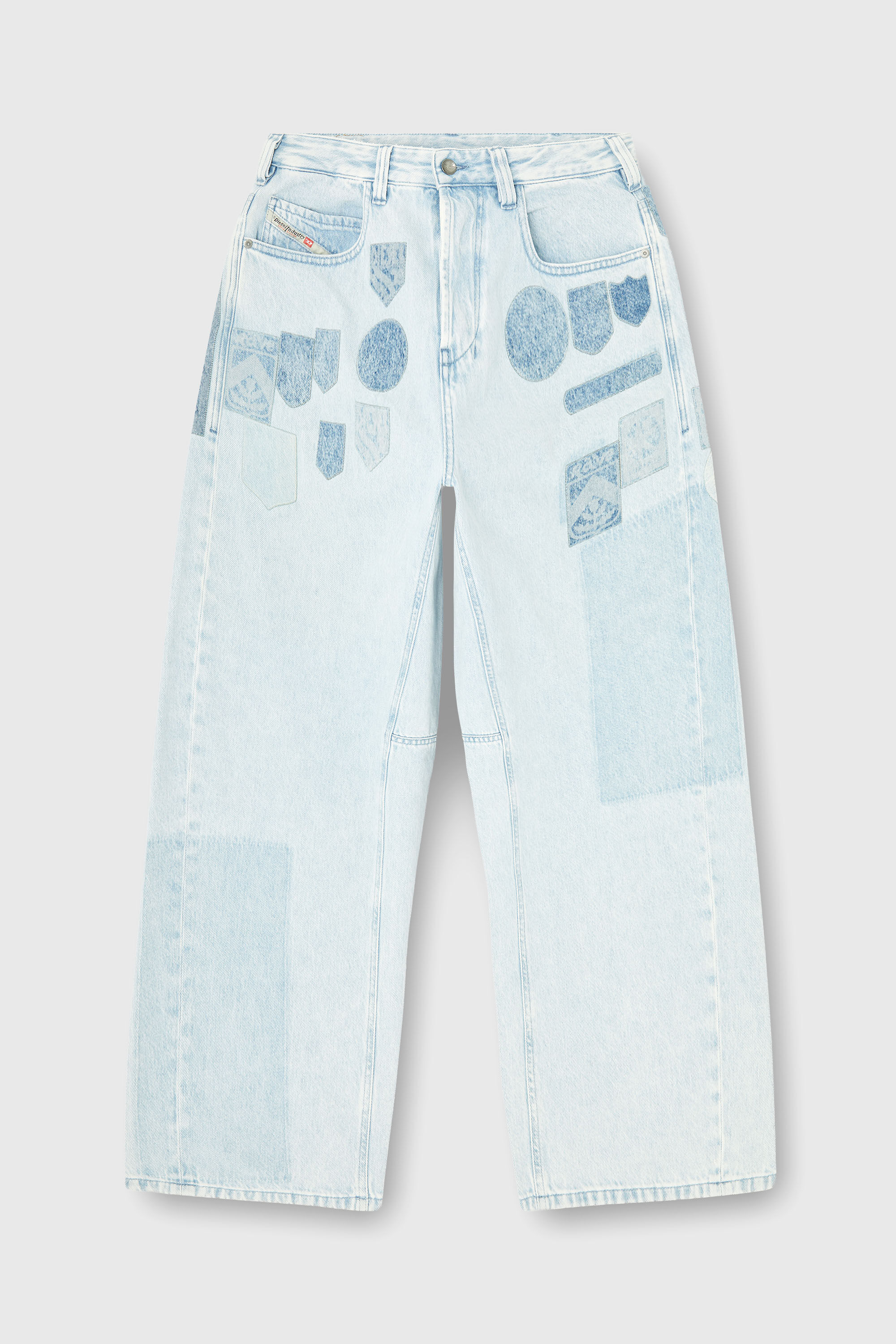 Diesel - Unisex's Relaxed Jeans 1997 D-Enim-M 0IFBQ, Light Blue - 8