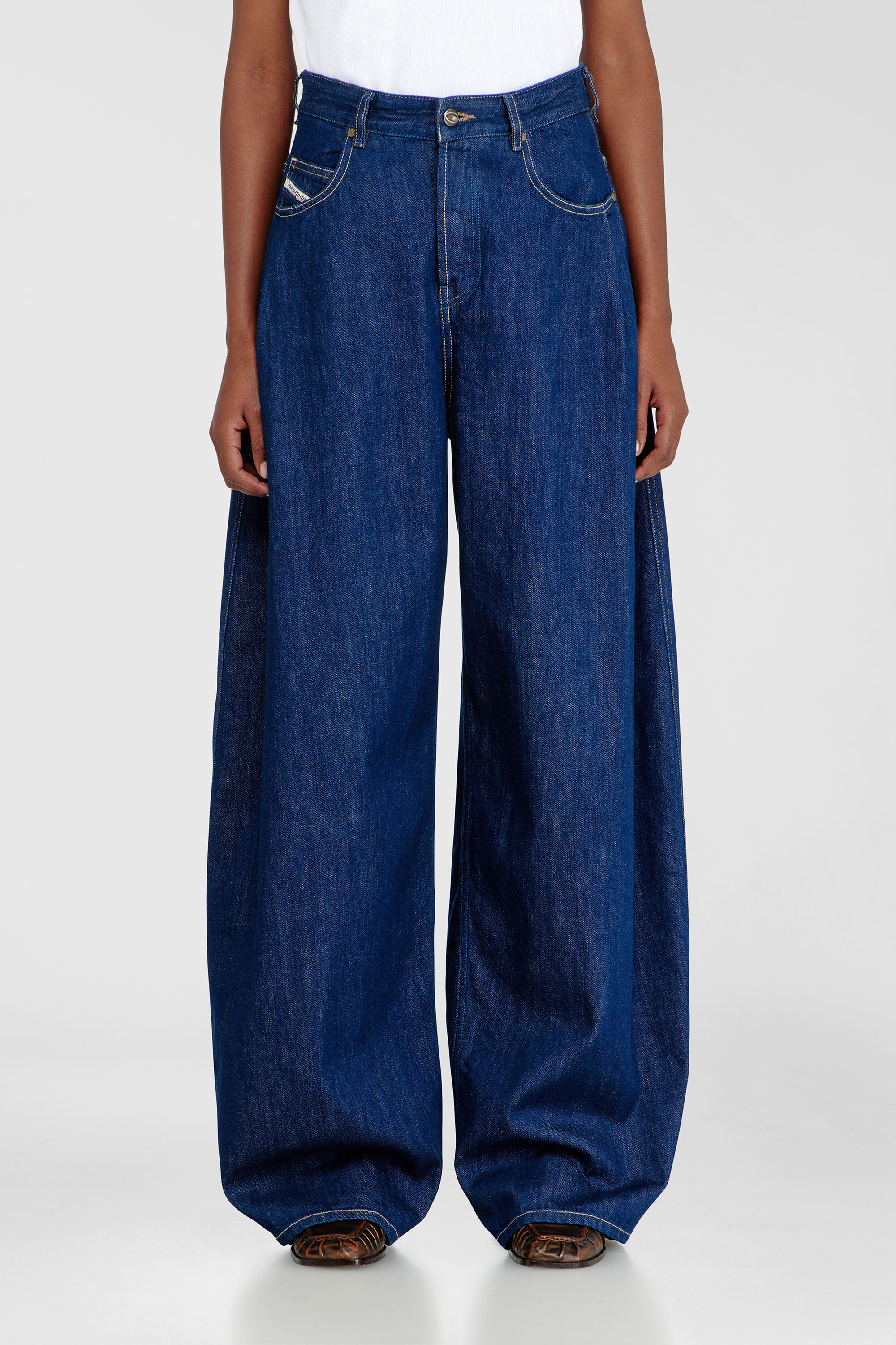 Diesel - Damen Relaxed Jeans 1987 D-Khelz 09Q09, Dunkelblau - 4