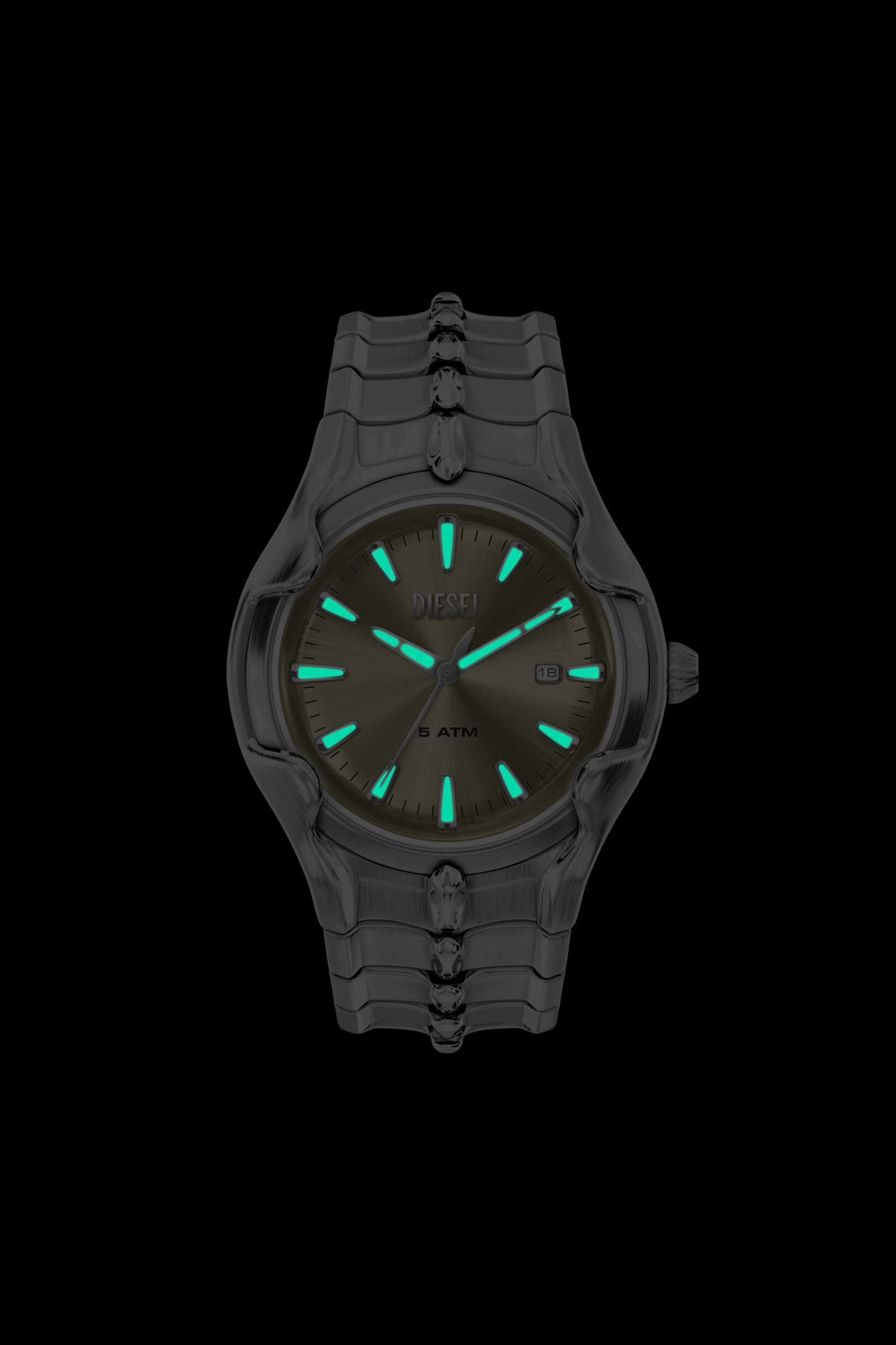 Diesel - DZ2234 WATCH, Herren Vert Drei Edelstahlarmbanduhr in Silber - 6