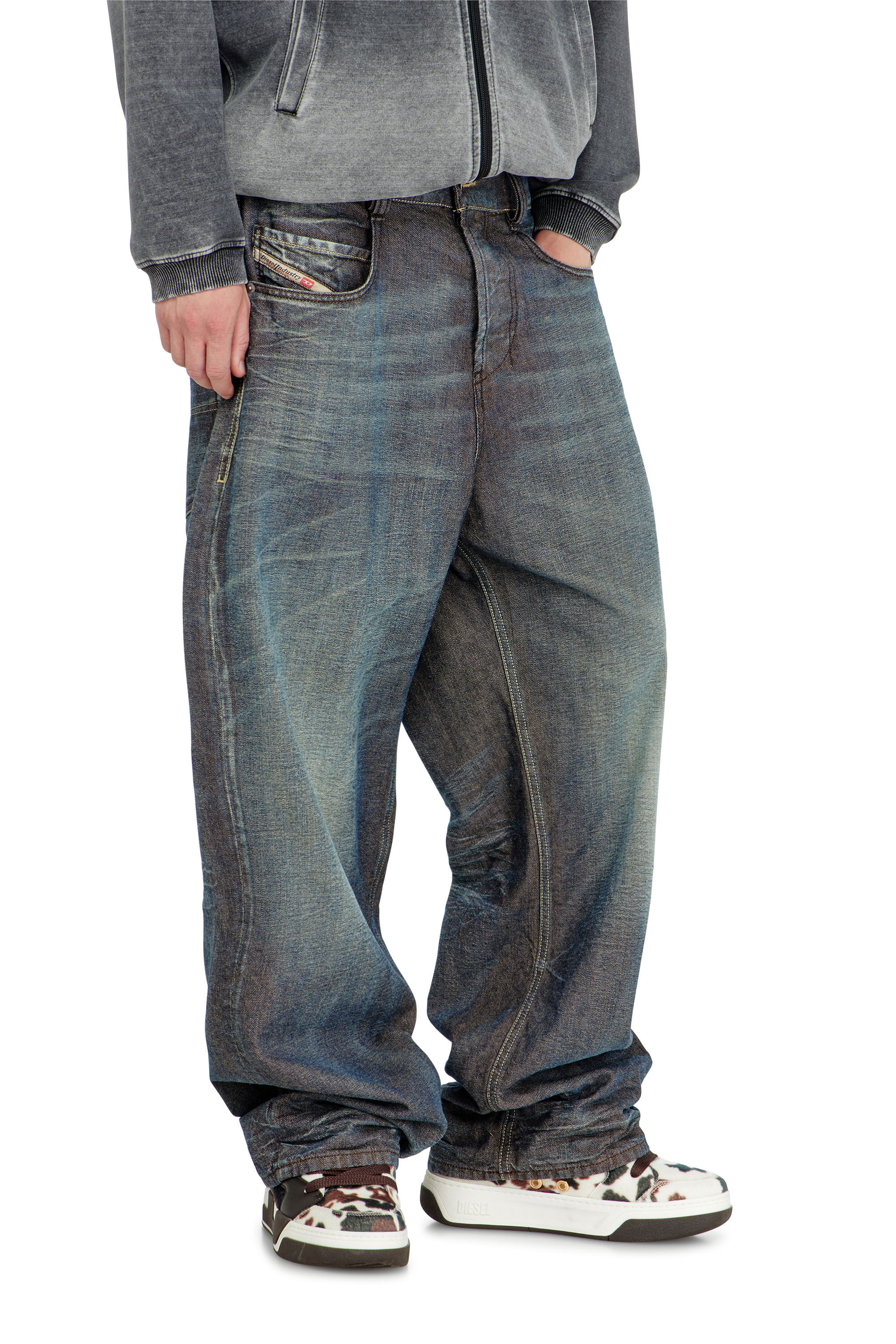 Diesel - Unisex Relaxed Jeans 1997 D-Enim-M 007EM, Dunkelblau - 7