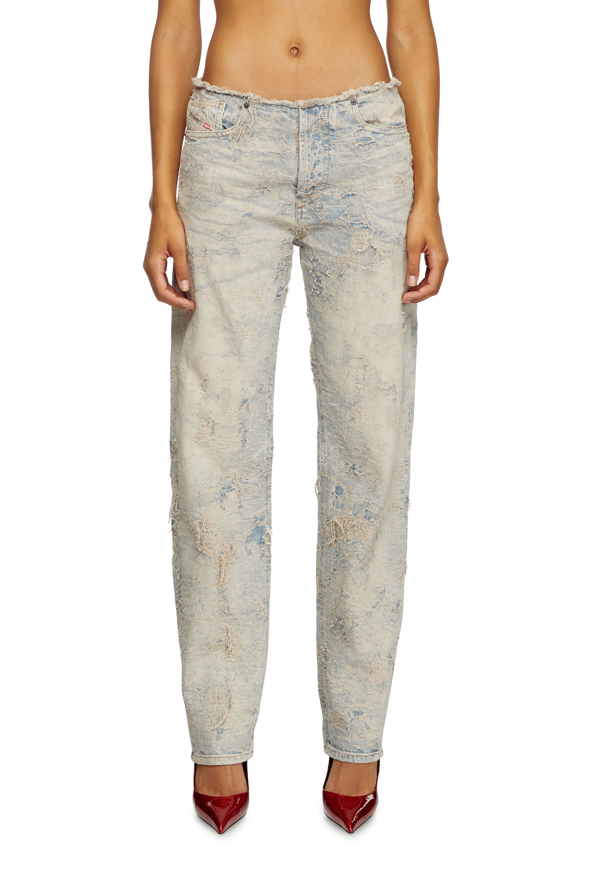 Diesel - Damen Straight Jeans D-Arker 007Y5, Hellblau - Image 3