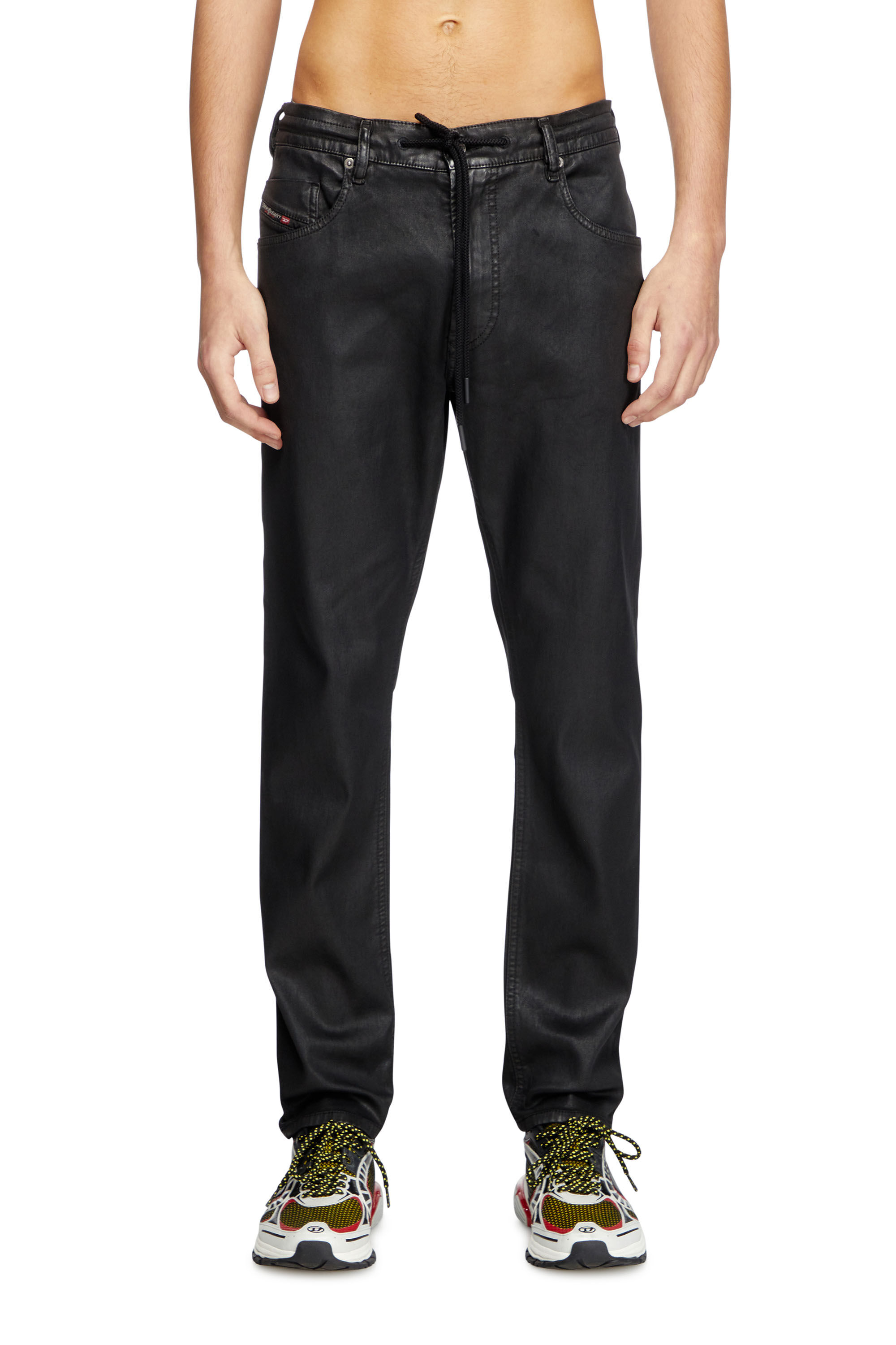 Diesel - Herren Regular 2030 D-Krooley Joggjeans® 068PX, Schwarz/Dunkelgrau - 3