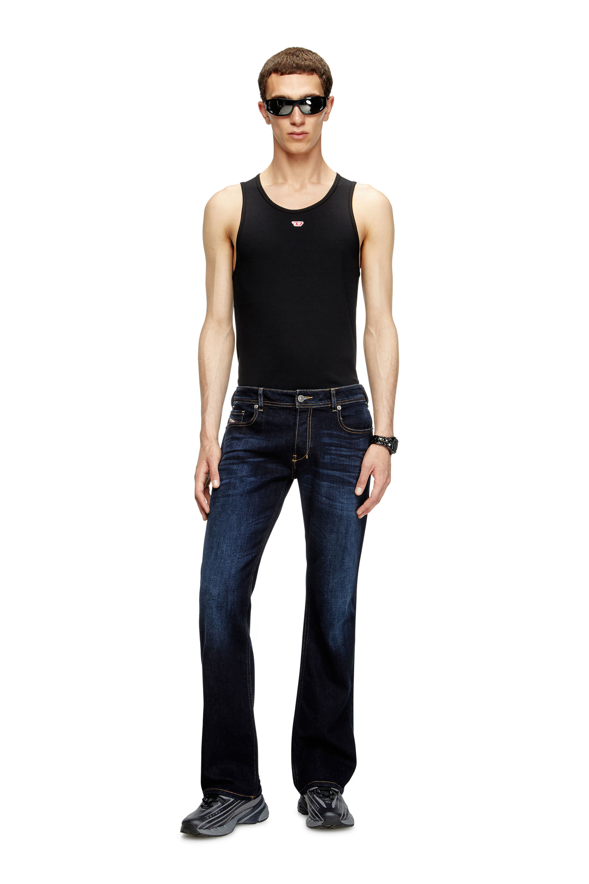Diesel - Herren Bootcut Jeans 2007 Zatiny 009ZS, Dunkelblau - 1