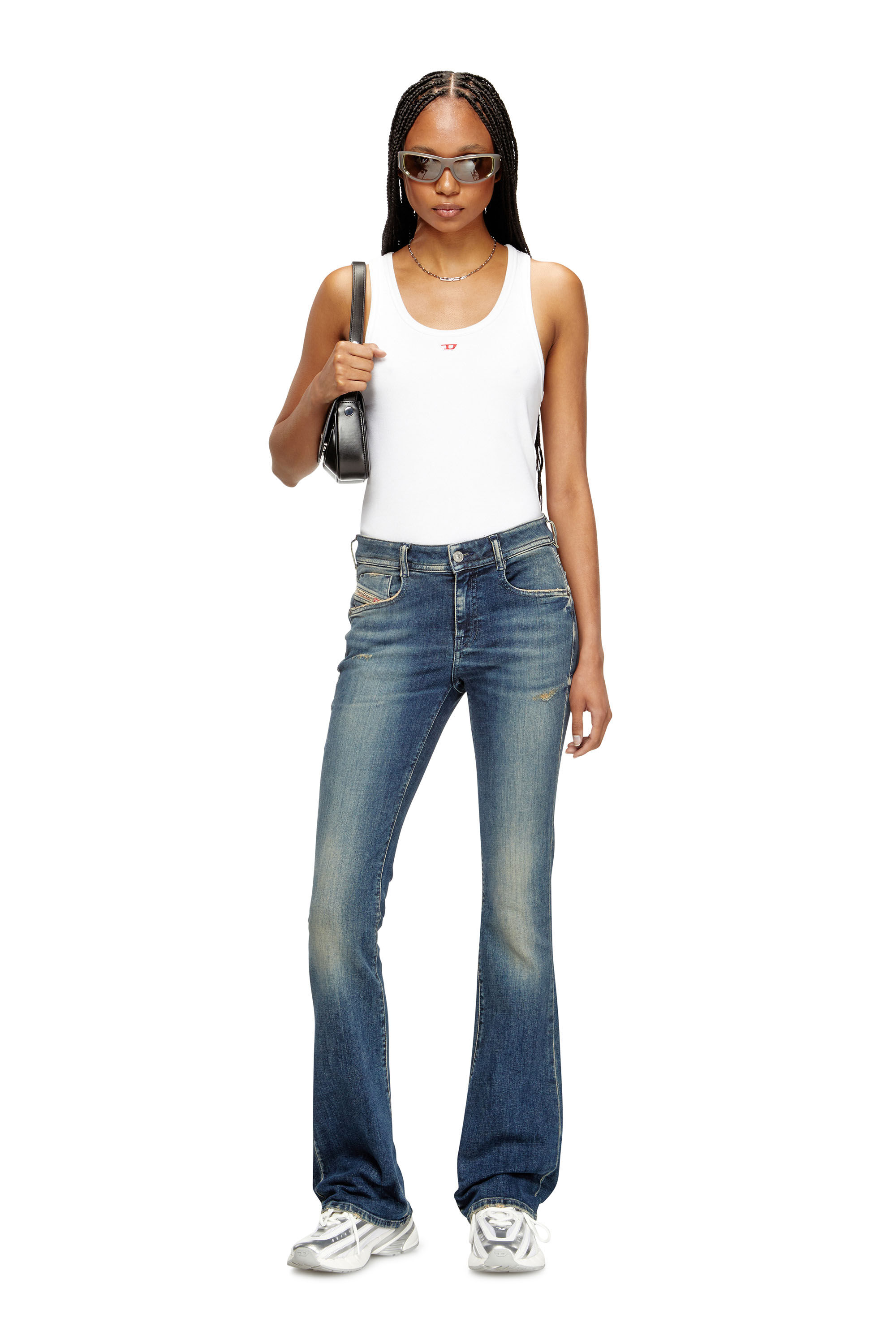 Diesel - Damen Bootcut Jeans 1969 D-Ebbey 09L96, Dunkelblau - 1