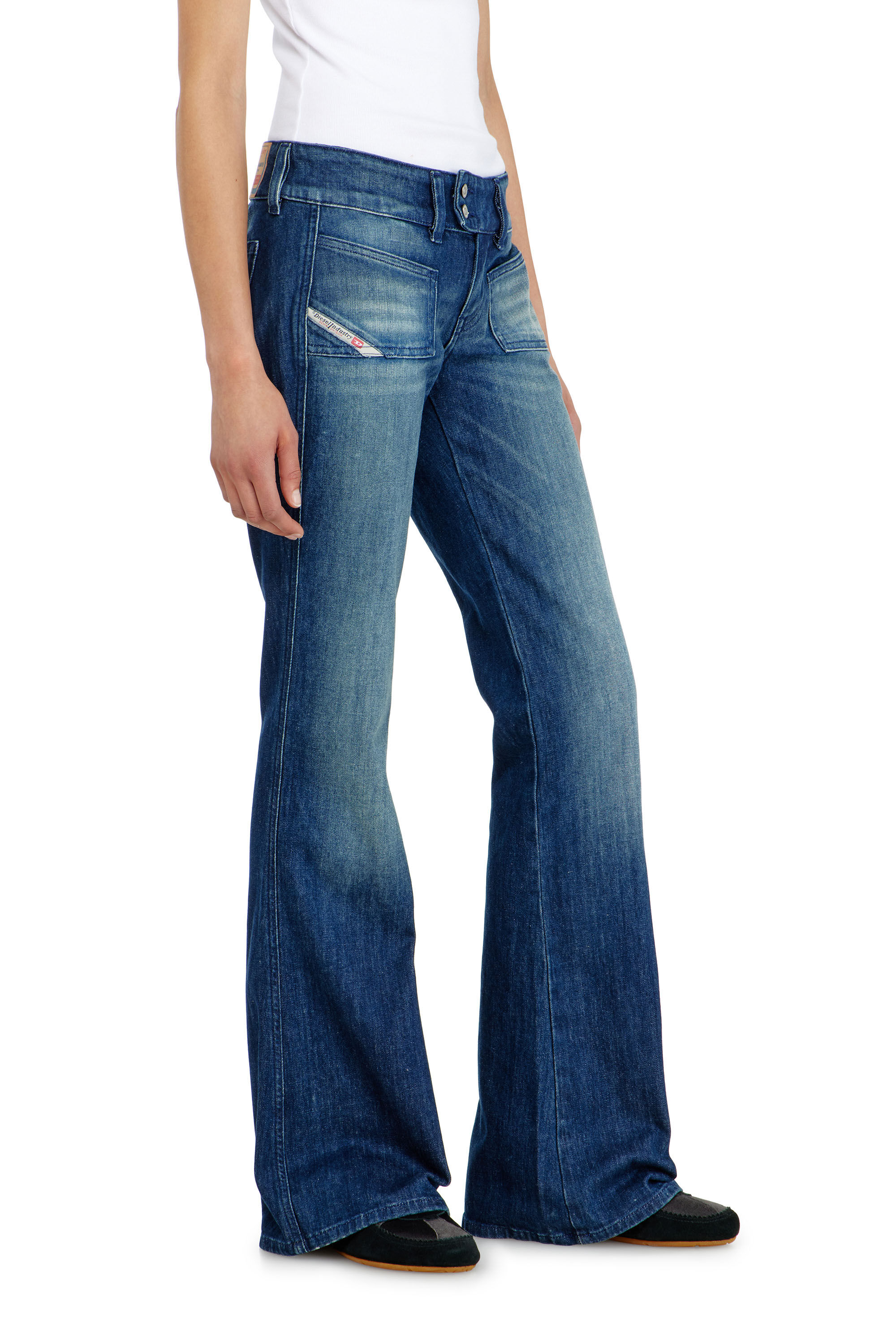 Diesel - Woman's Bootcut Jeans D-Hush 0KBBR, Dark Blue - 7