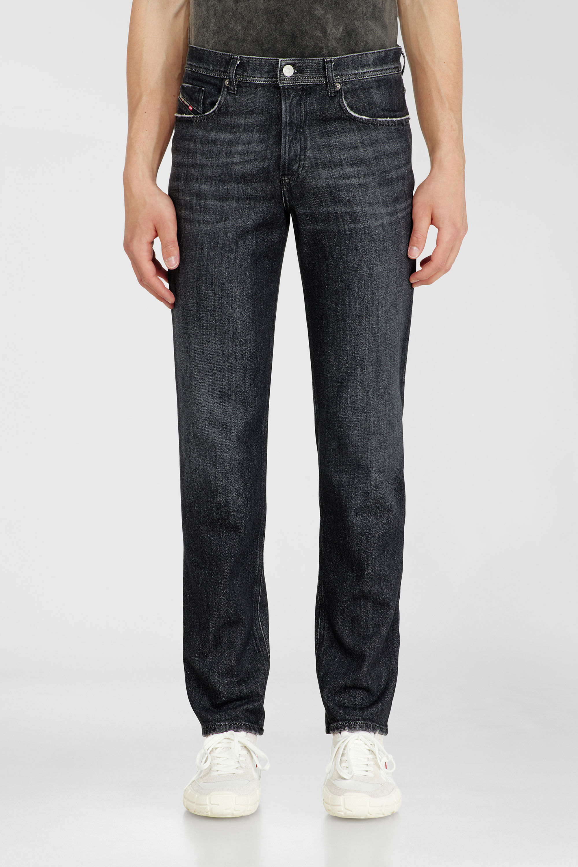 Diesel - Herren Regular Jeans 2023 D-Finitive 09P79, Schwarz/Dunkelgrau - 4