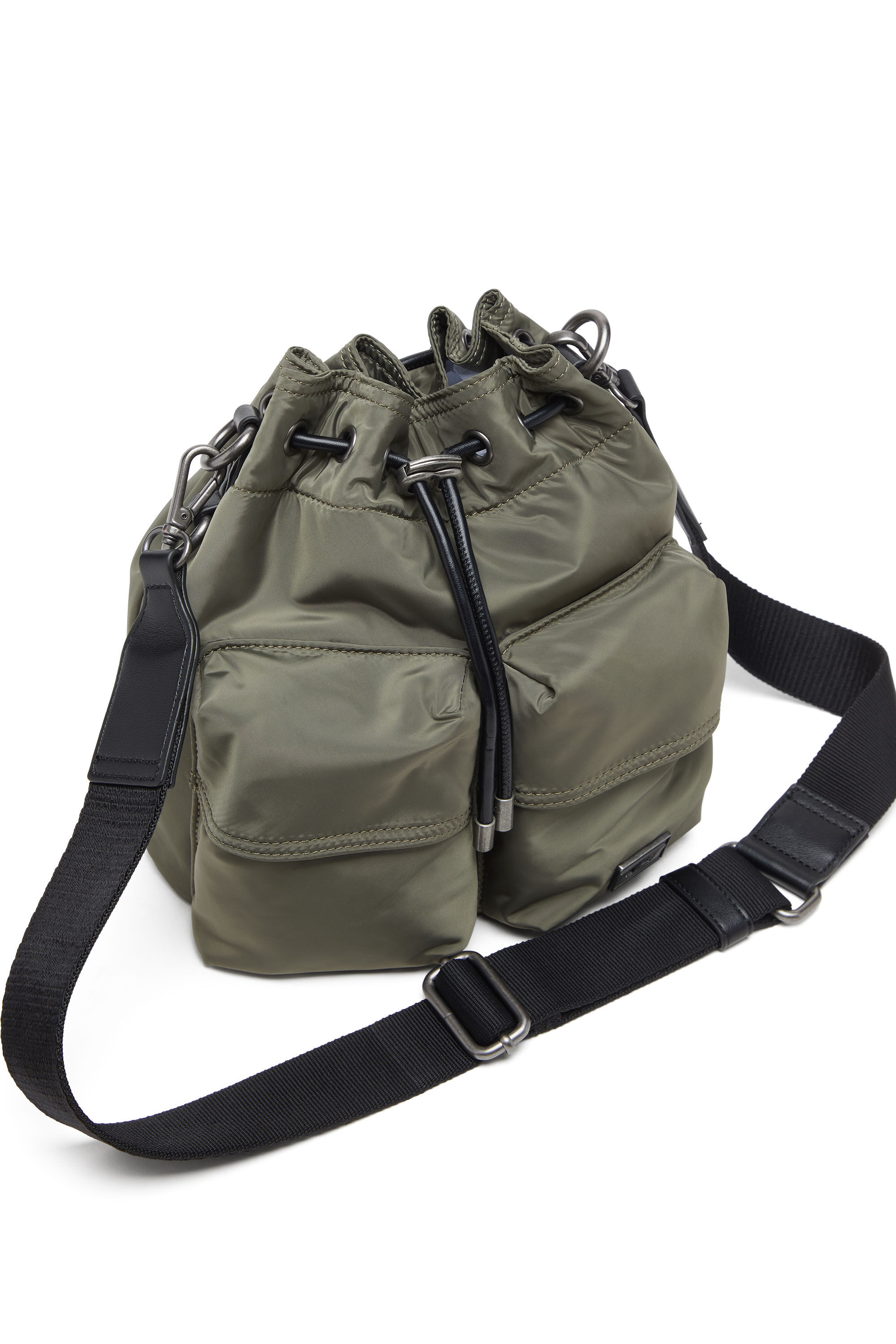 Diesel - MULTI-PKTS BUCKET X, Unisex Multi-Pkts-Multipocket-Utility-Beuteltasche in Armeegrün - 2