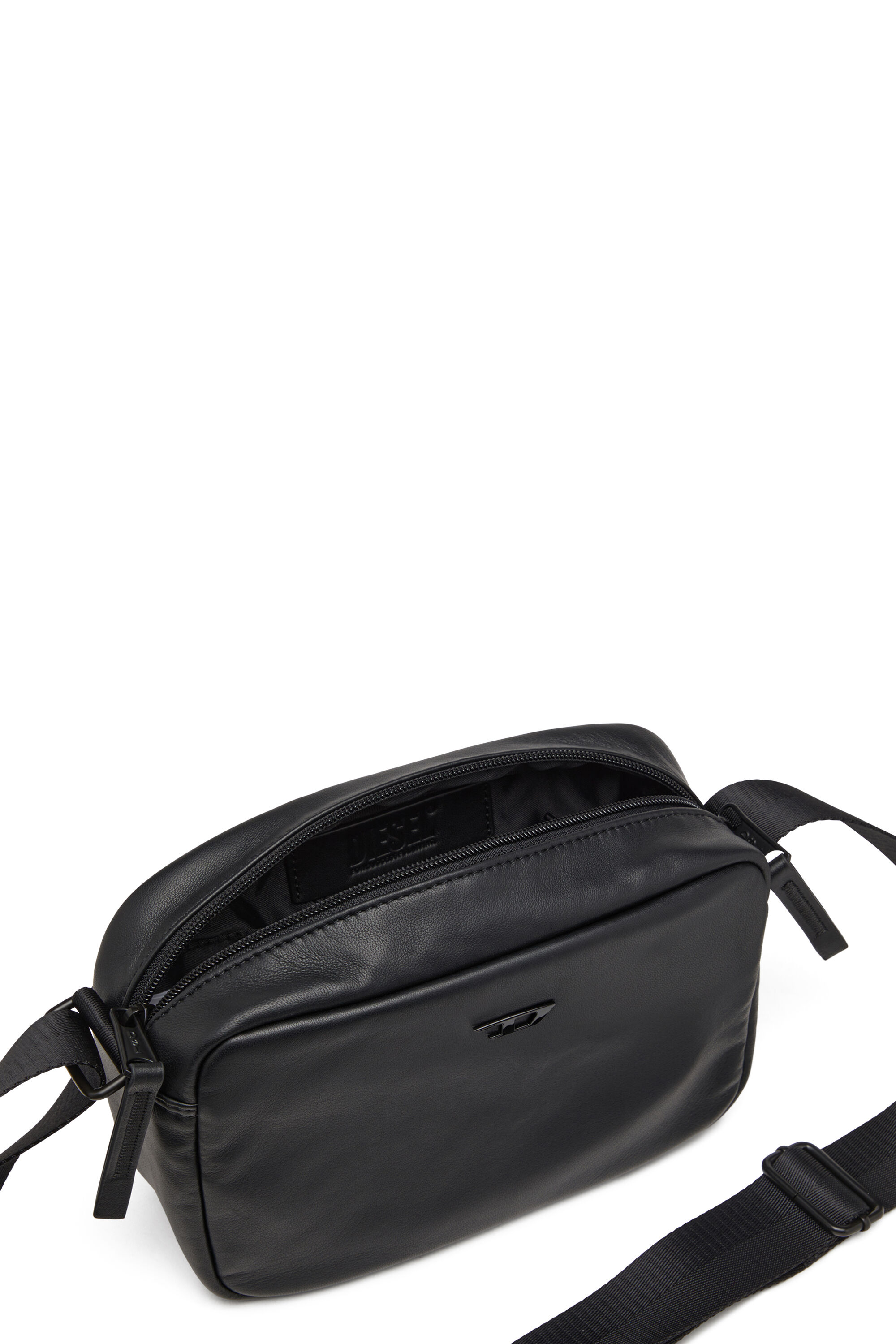 【DIESEL】Rave Camera Bag X Men's Rave-Camera bag in solarised denim | Blue | Diesel