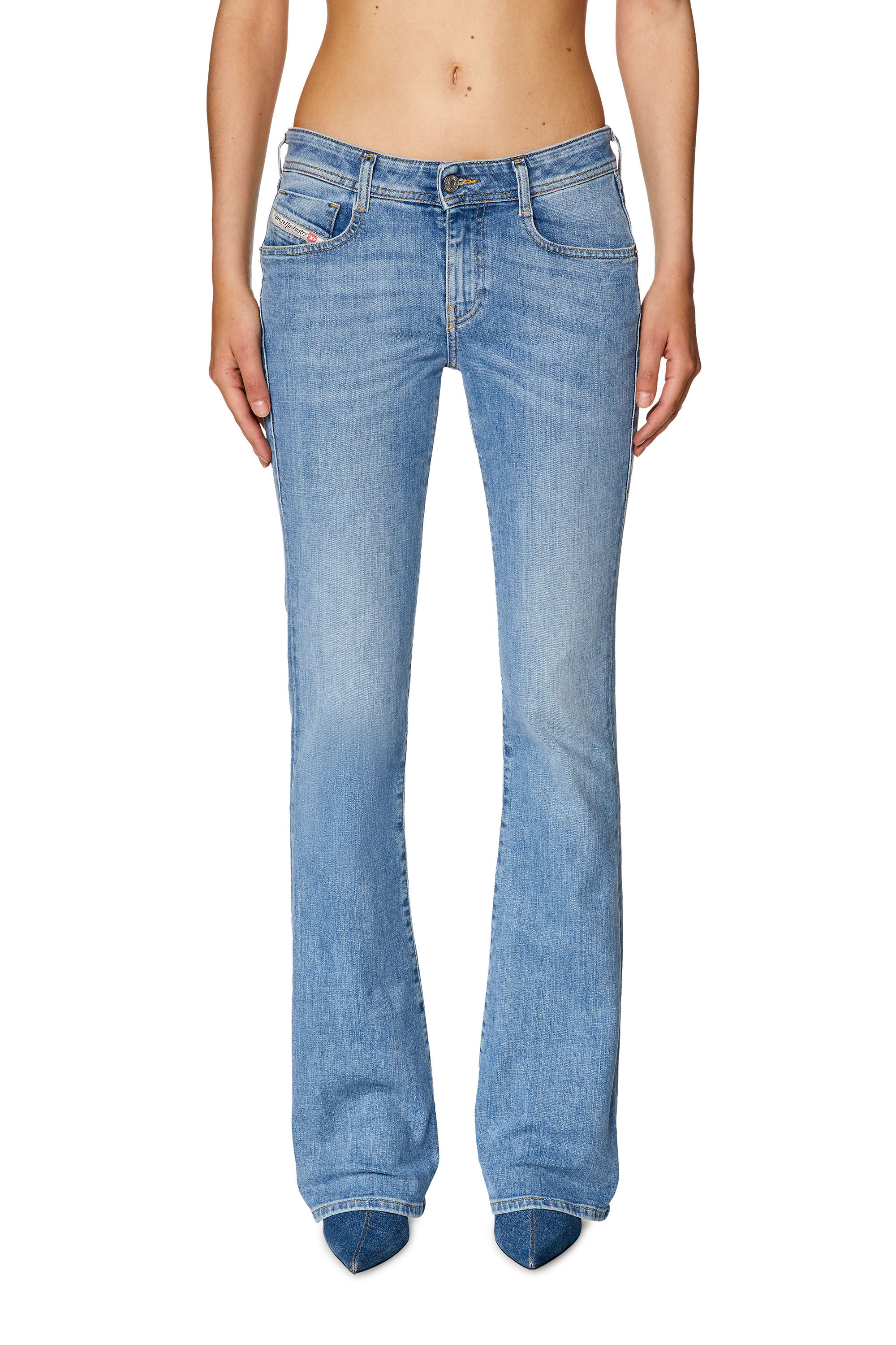 Diesel - Bootcut and Flare Jeans 1969 D-Ebbey 09F76, Light Blue - Image 3