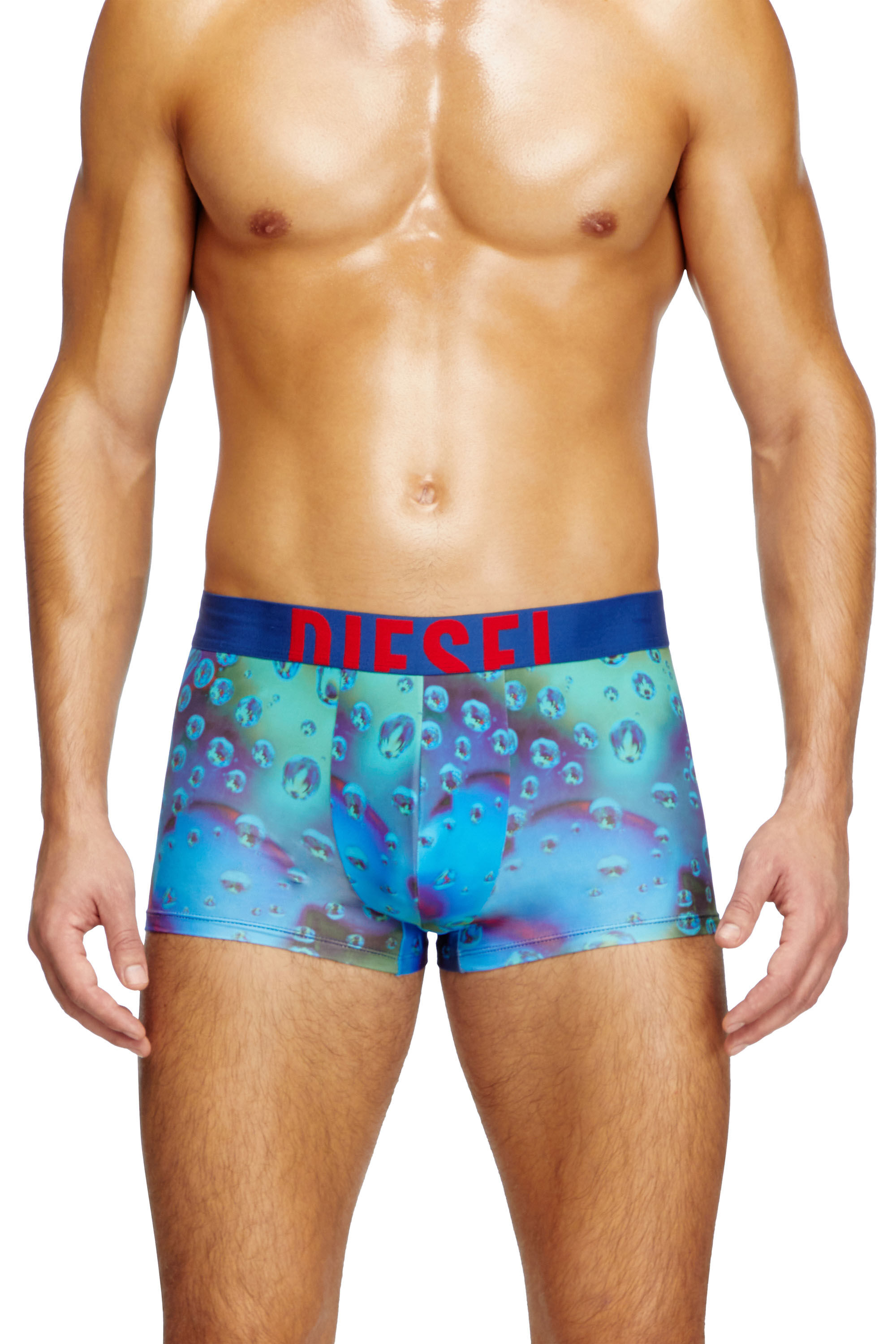 Diesel - DAMIEN-D-POP-40, Herren Retropants mit Acid Rain-Print in Blau - 3