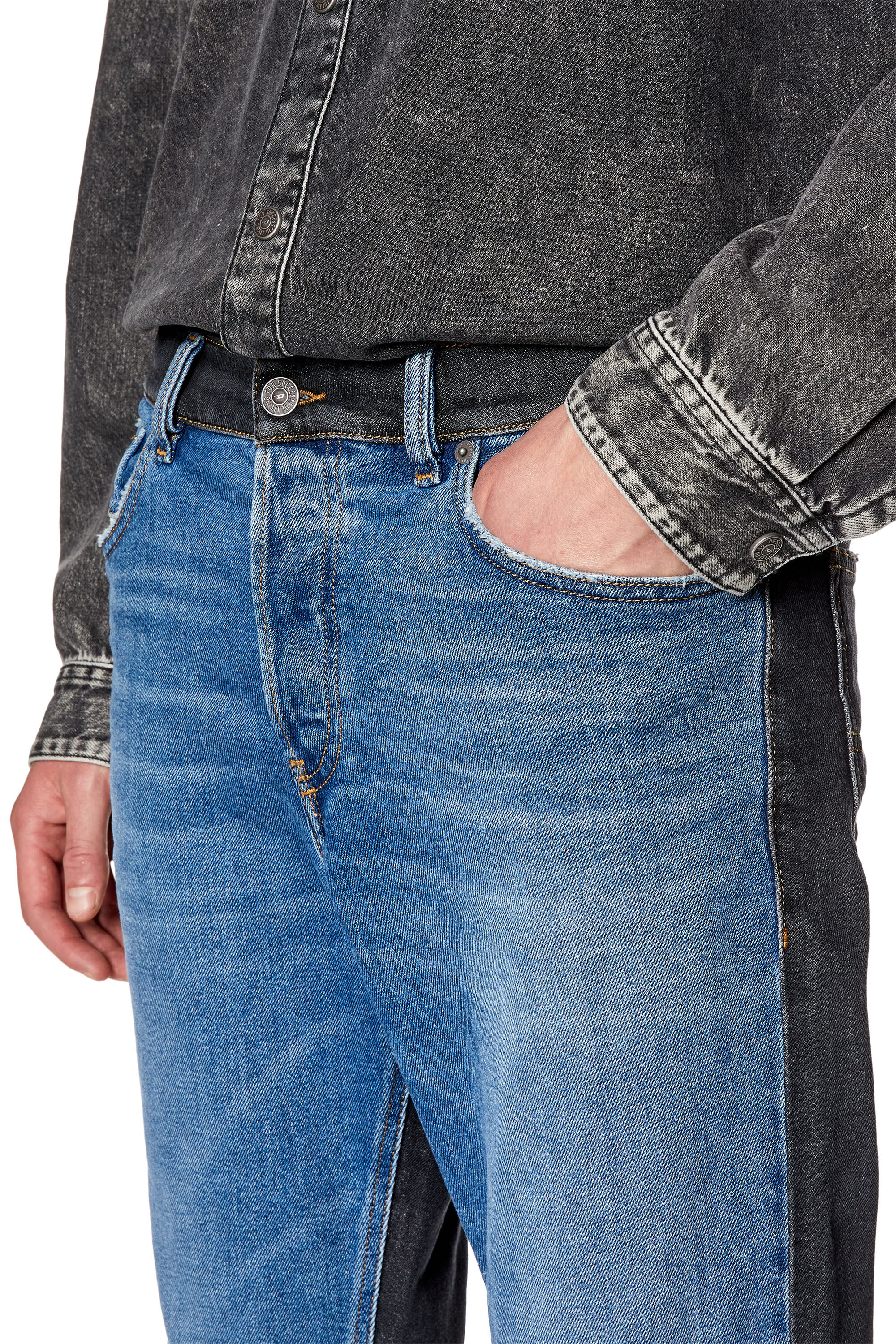 Diesel - Straight Jeans 1995 D-Sark 09H03, Medium blue - Image 5
