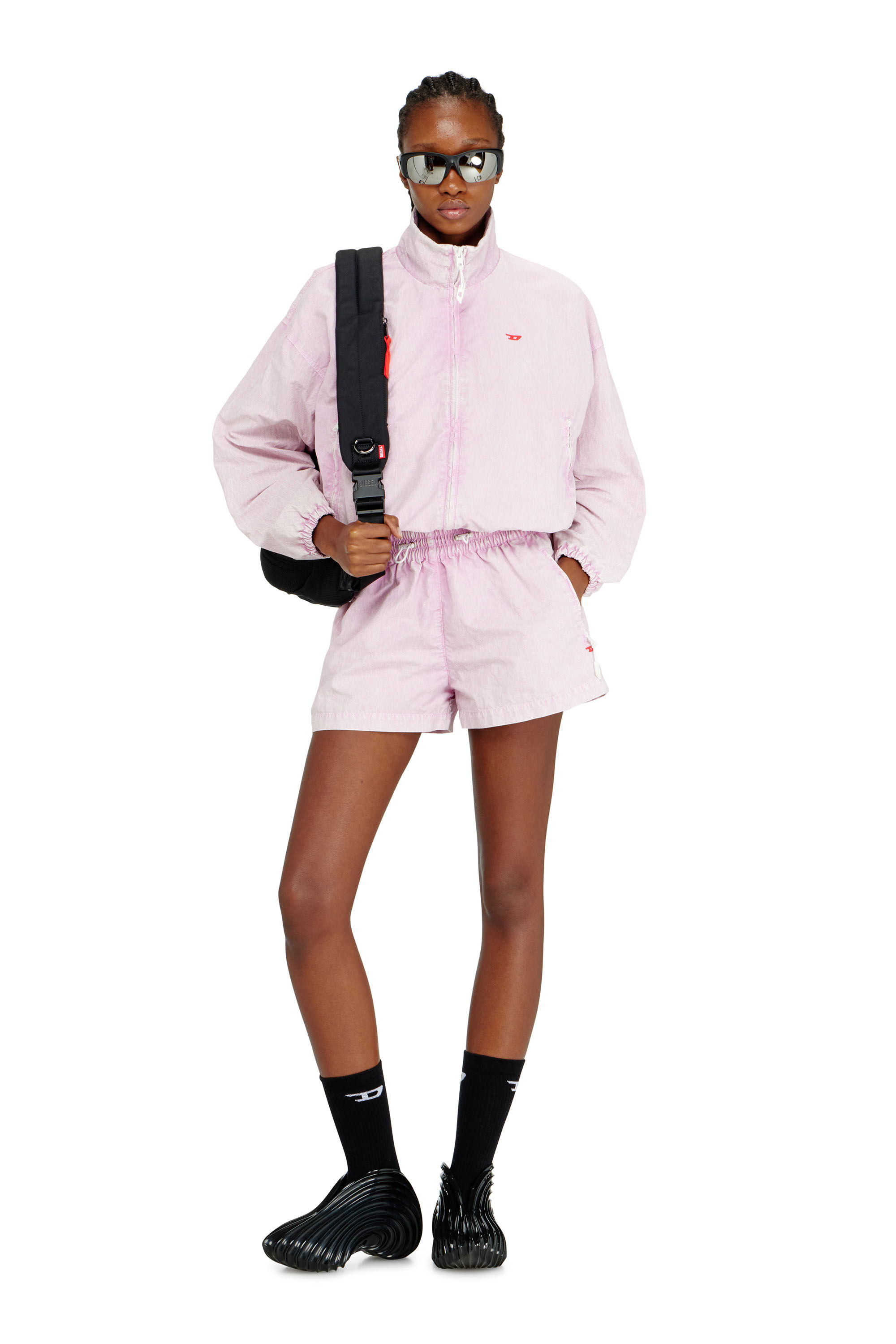 Diesel - MELISSA QUANTUM SNEAKERS X, Unisex Sneaker zum Schl&uuml;pfen aus Melflex&reg; in Schwarz - 7