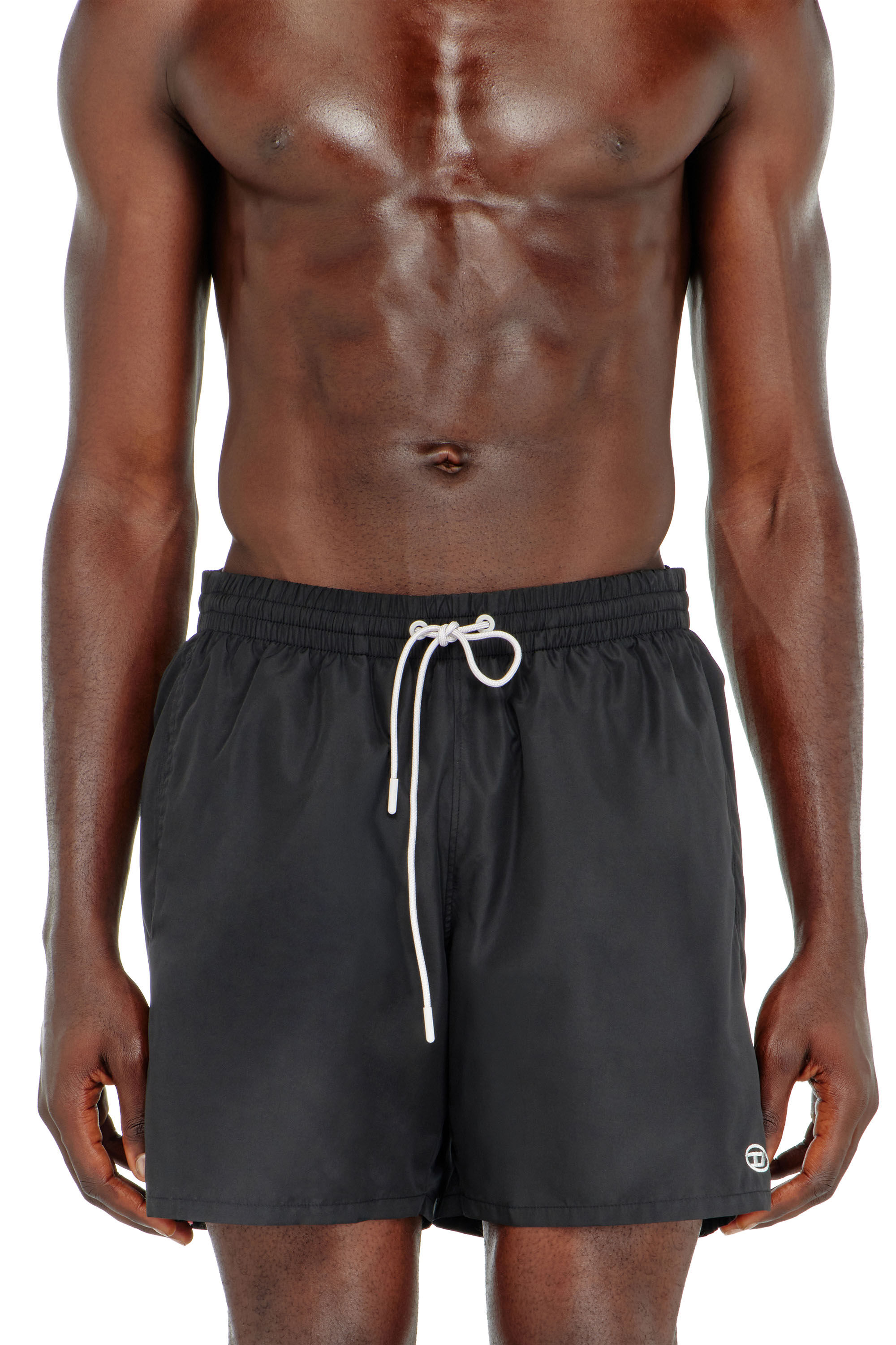 Diesel - GEORGE-41-UTLT, Herren Badeshorts mit metallischem Oval D Logo in null - 1