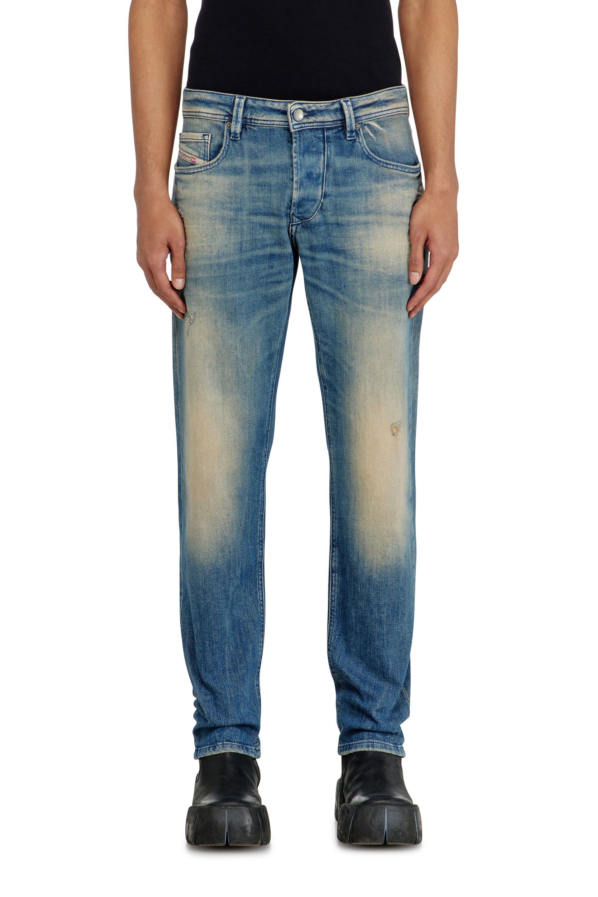 Diesel - Herren Regular 2030 D-Krooley Joggjeans&reg; 068XU, Dunkelblau - 4